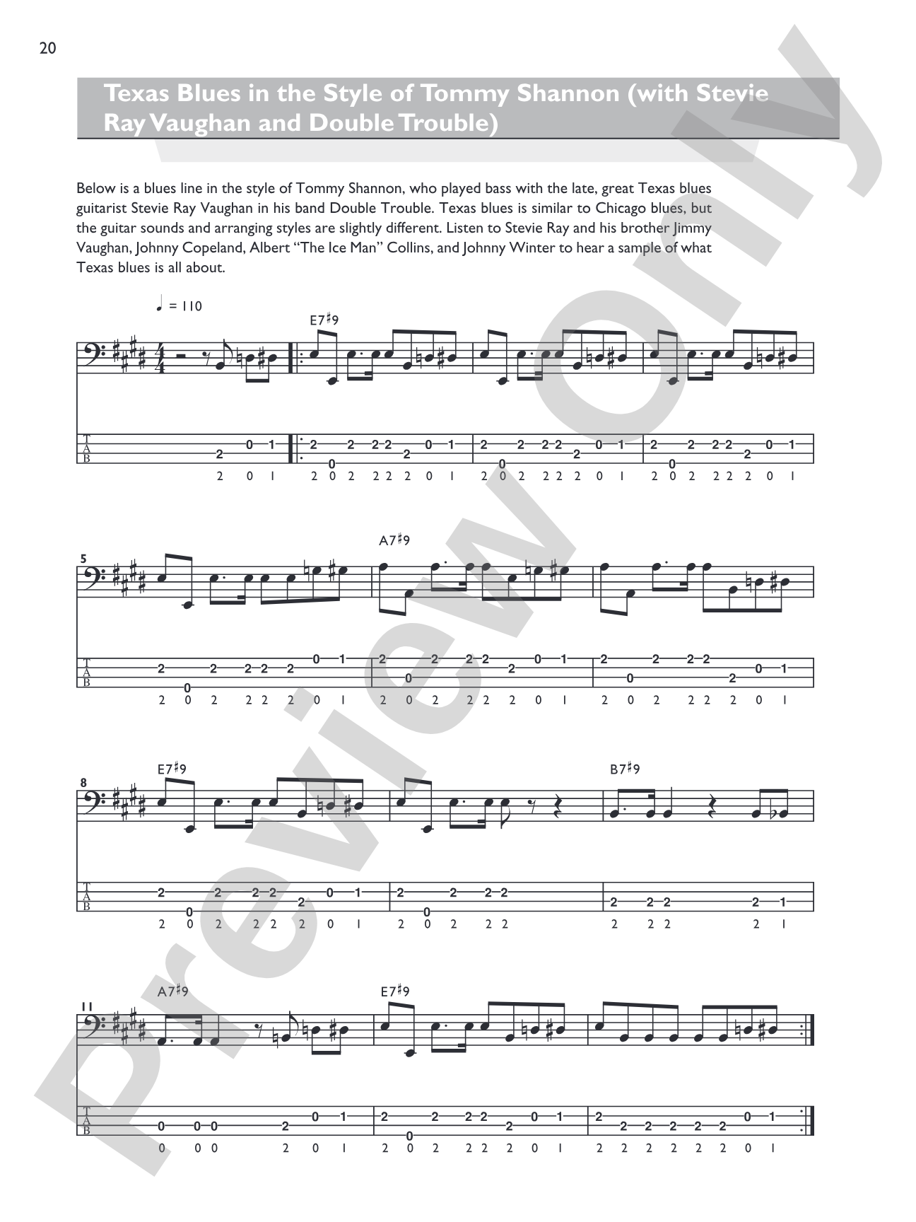 Bass Line Encyclopedia: Over 100 Bass Lines in All Styles