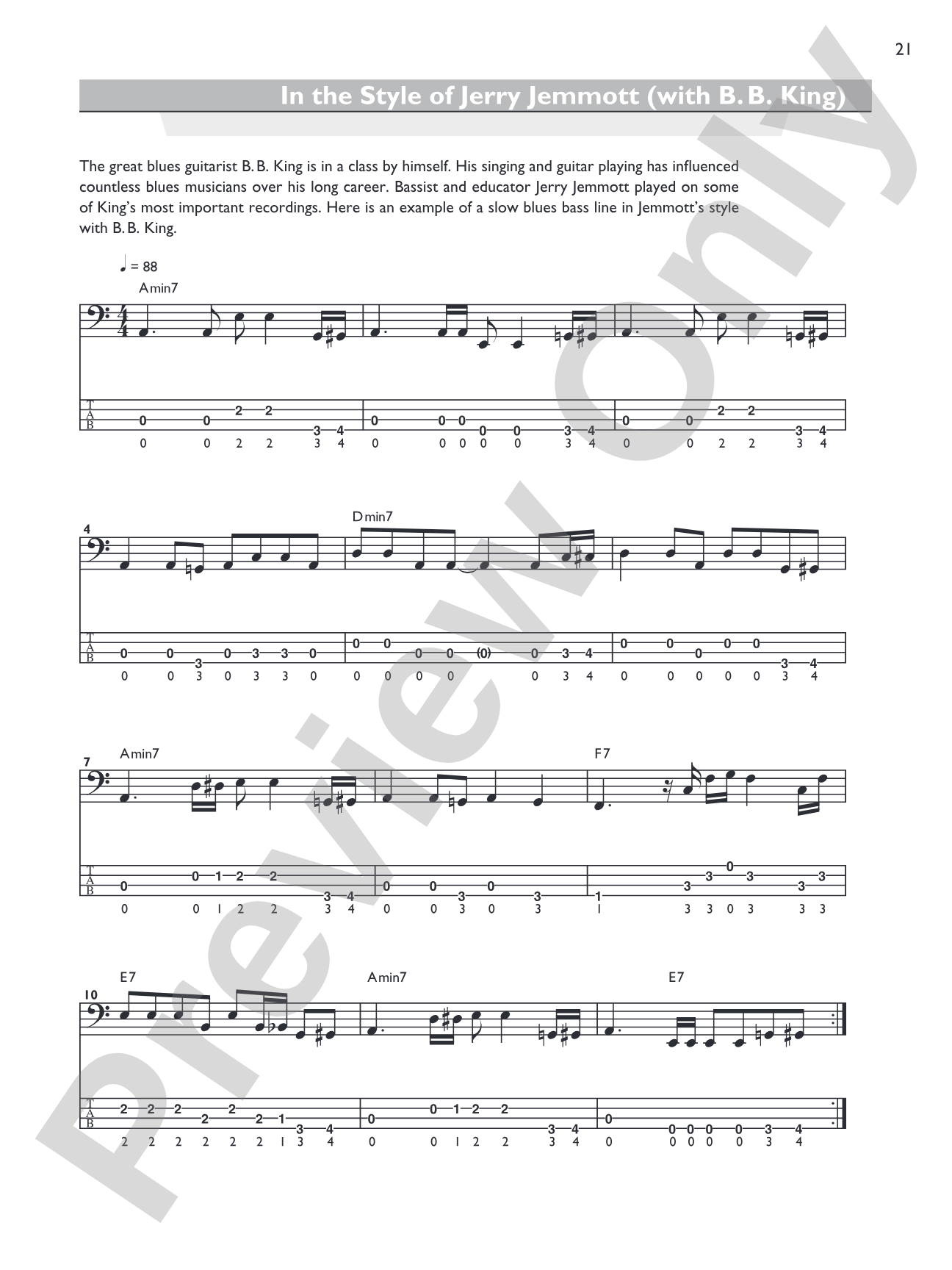 Bass Line Encyclopedia: Over 100 Bass Lines in All Styles