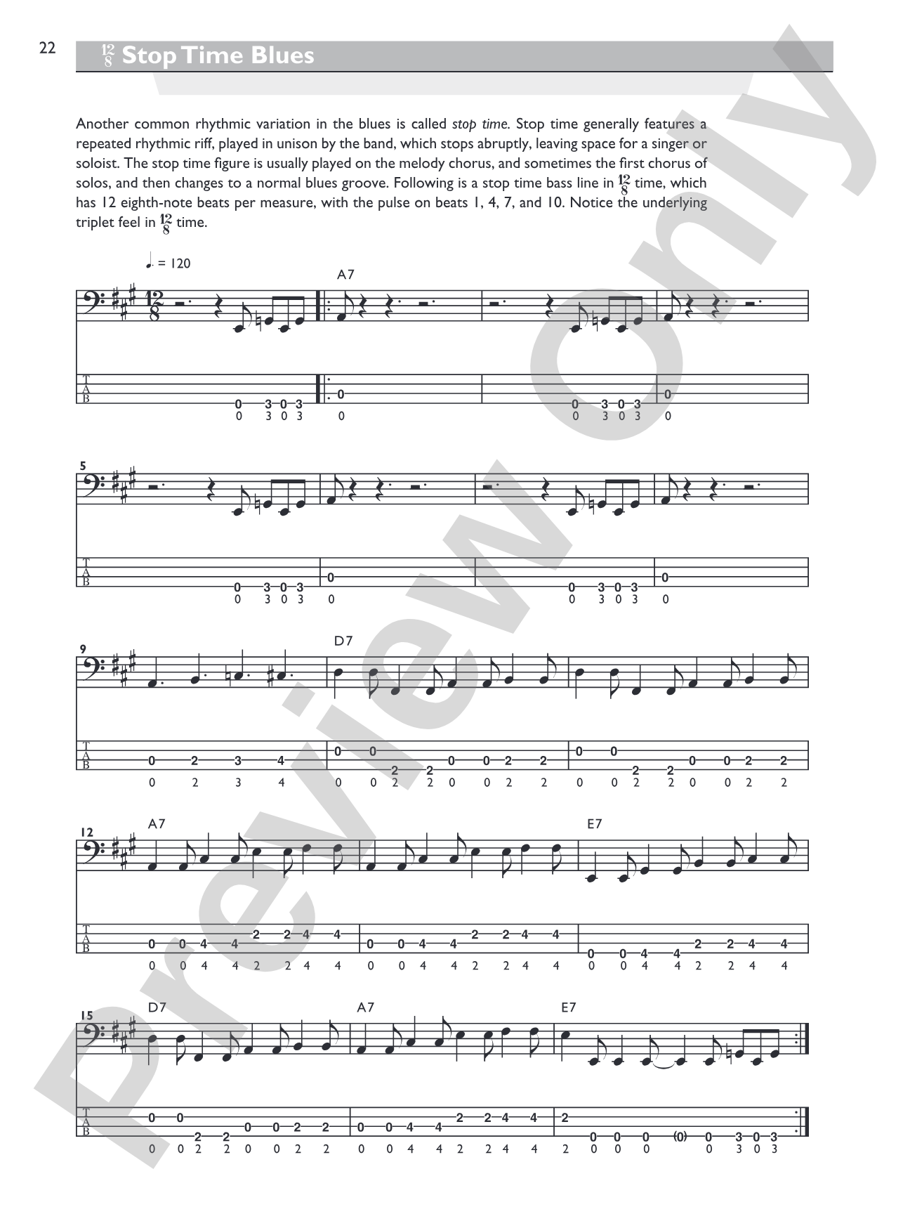 Bass Line Encyclopedia: Over 100 Bass Lines in All Styles