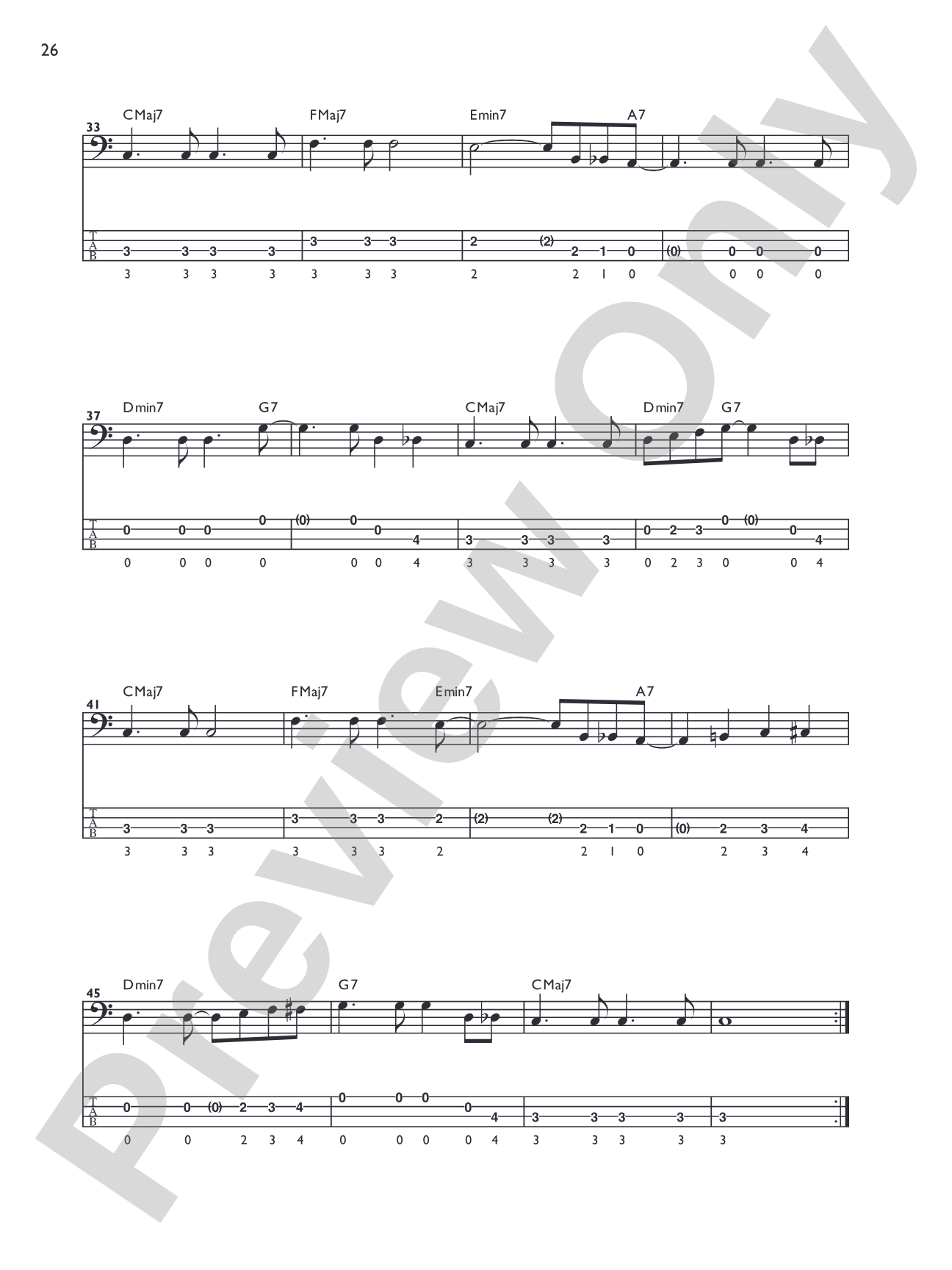Bass Line Encyclopedia: Over 100 Bass Lines in All Styles