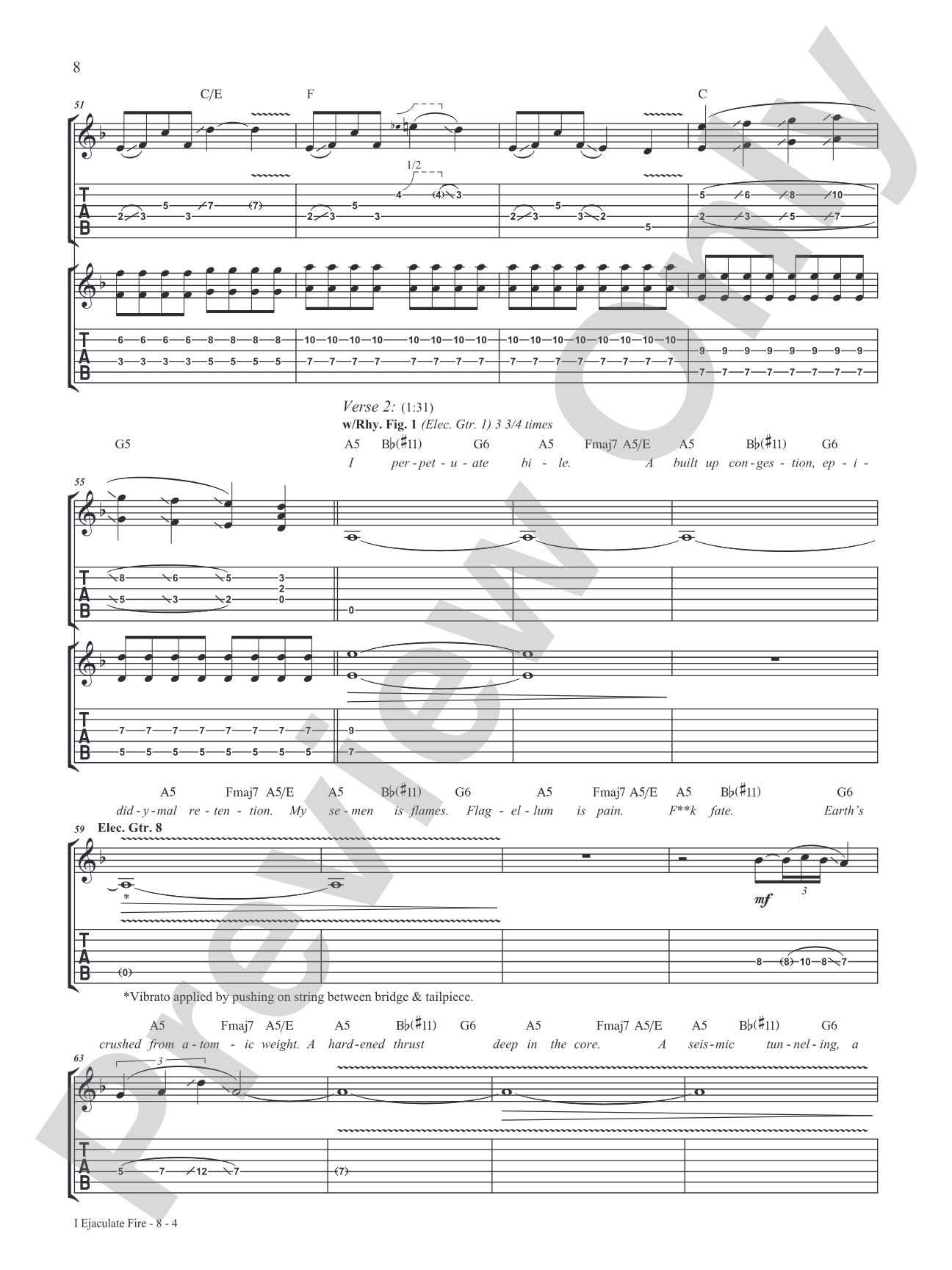 Dethklok: Dethalbum III: Guitar Tab