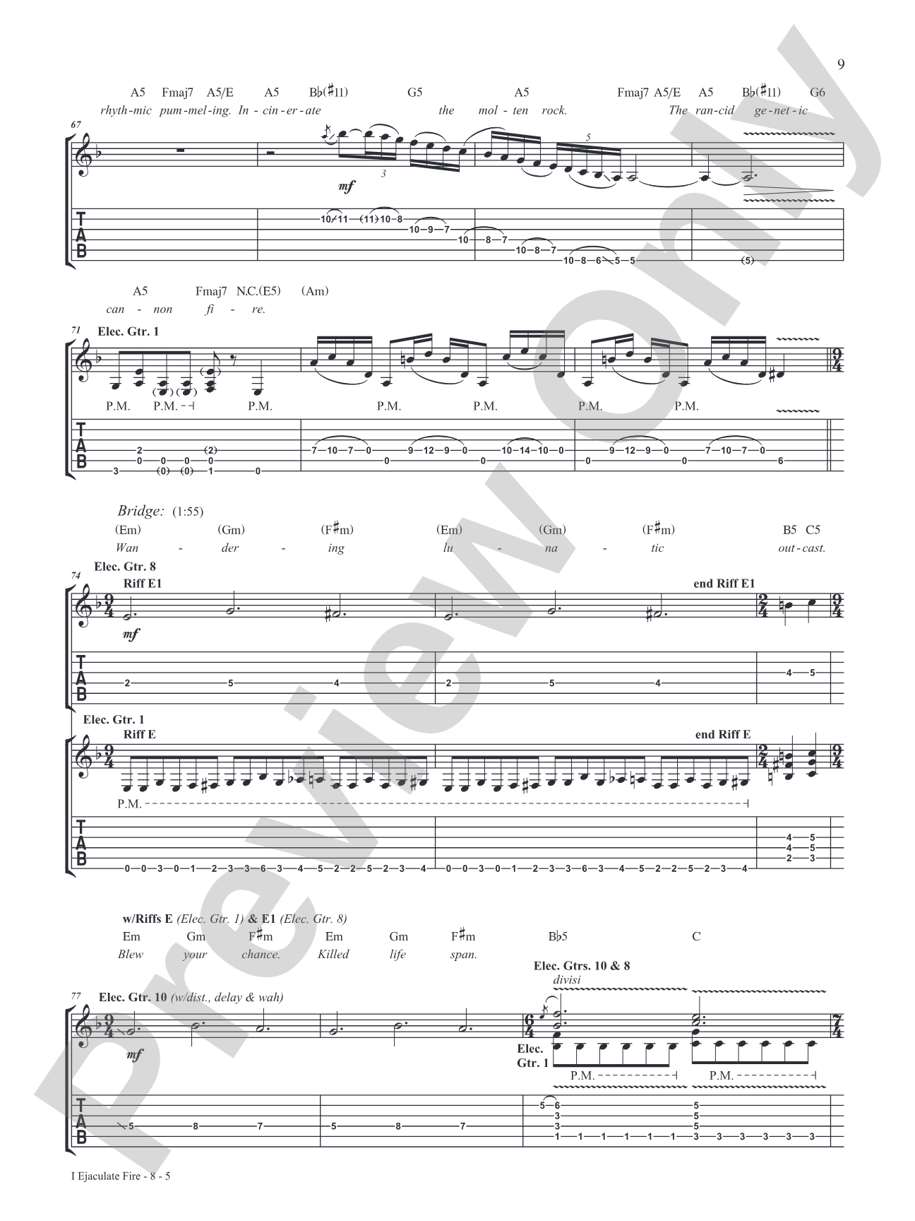 Dethklok: Dethalbum III: Guitar Tab