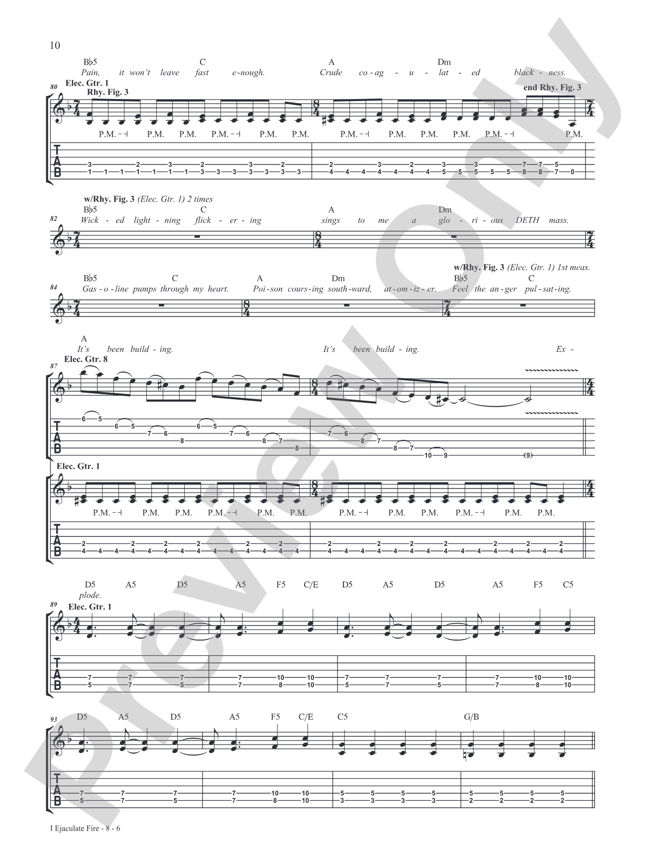Dethklok: Dethalbum III: Guitar Tab