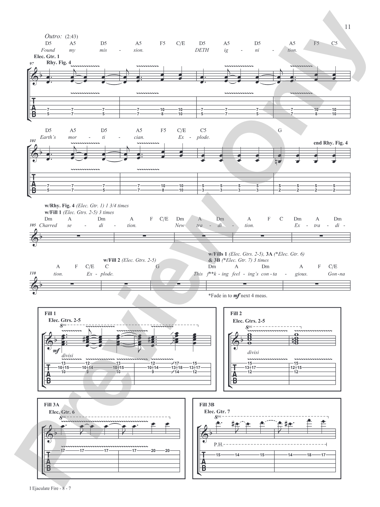 Dethklok: Dethalbum III: Guitar Tab