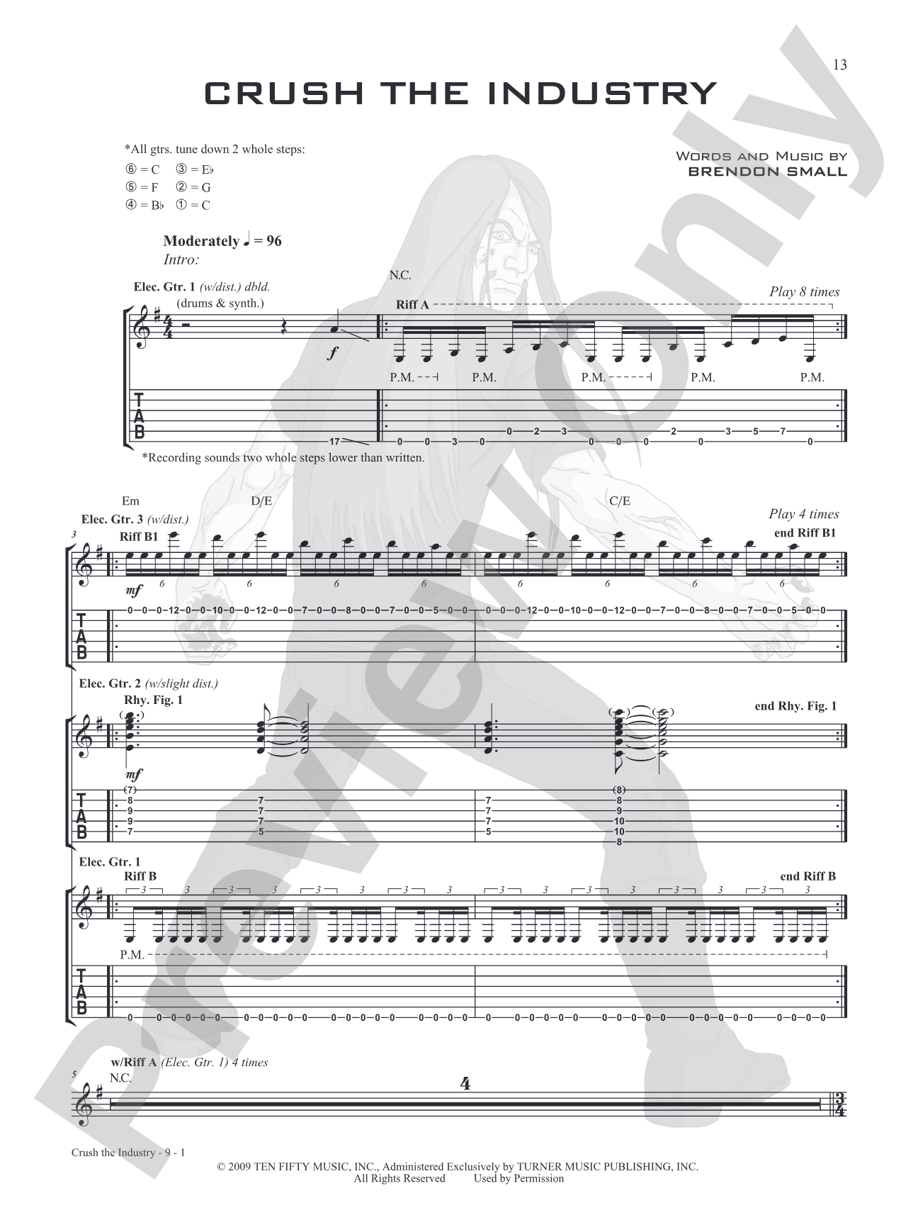 Dethklok: Dethalbum III: Guitar Tab