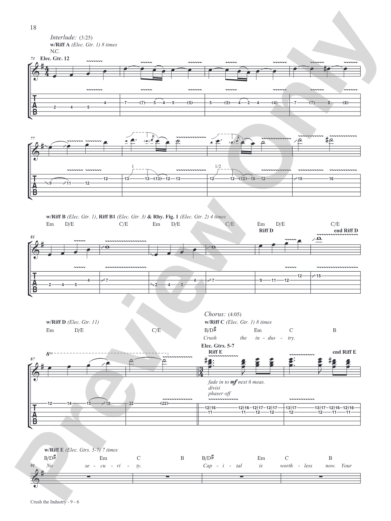 Dethklok: Dethalbum III: Guitar Tab