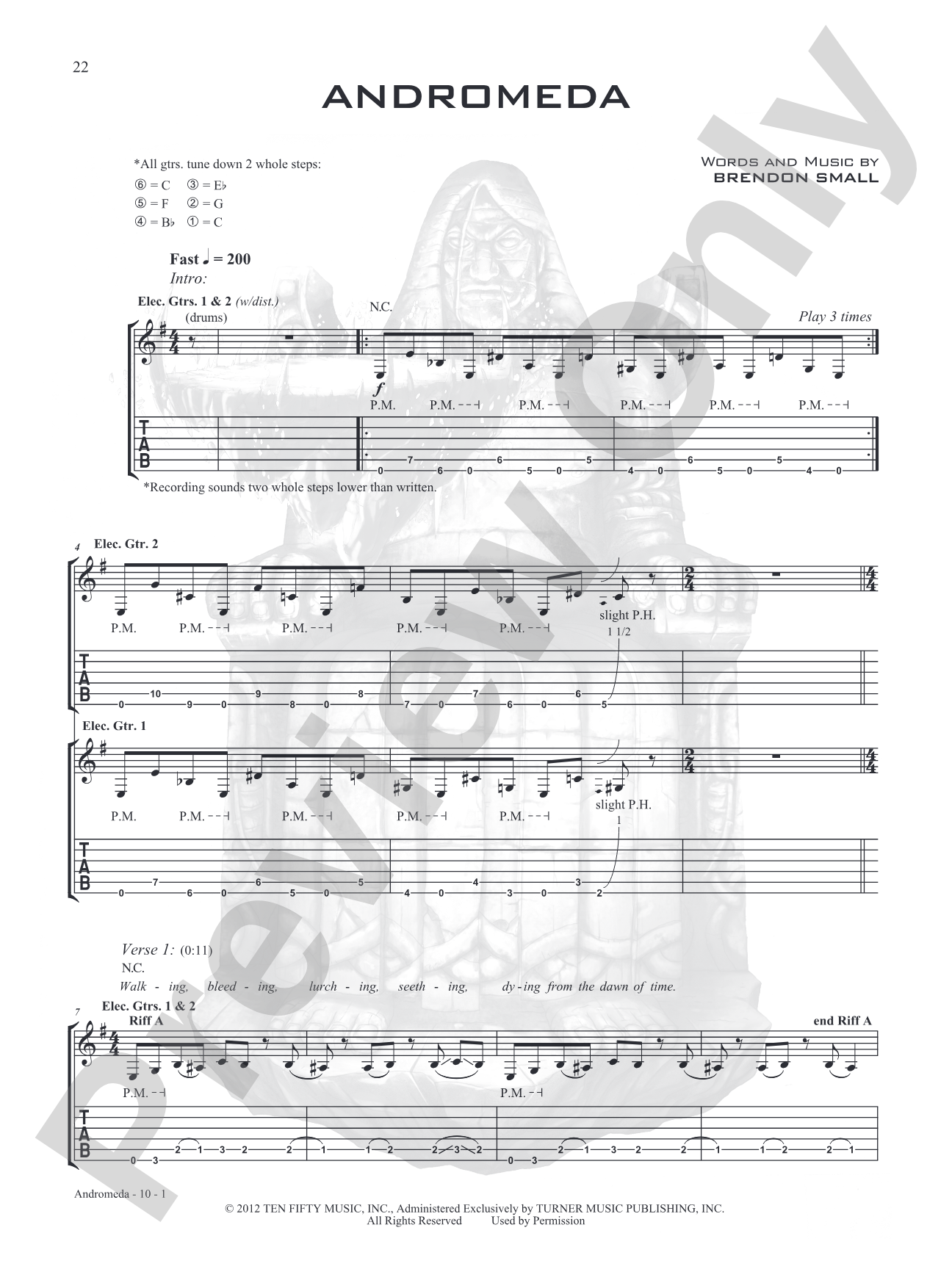 Dethklok: Dethalbum III: Guitar Tab