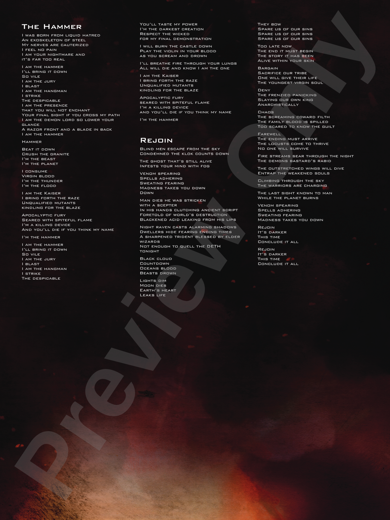 Dethklok: Dethalbum III: Guitar Tab