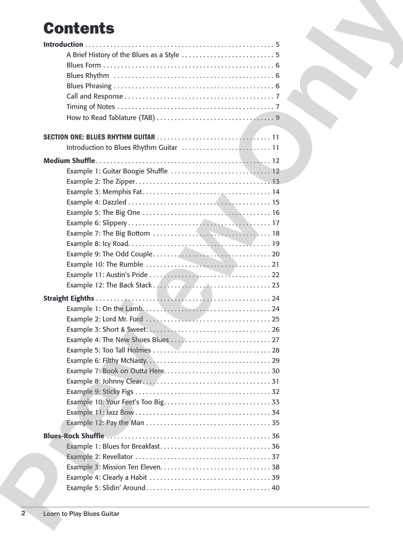 Alfred's Learn to Play Blues Guitar: Play Authentic Blues Rhythm and Lead Guitar Like the Pros
