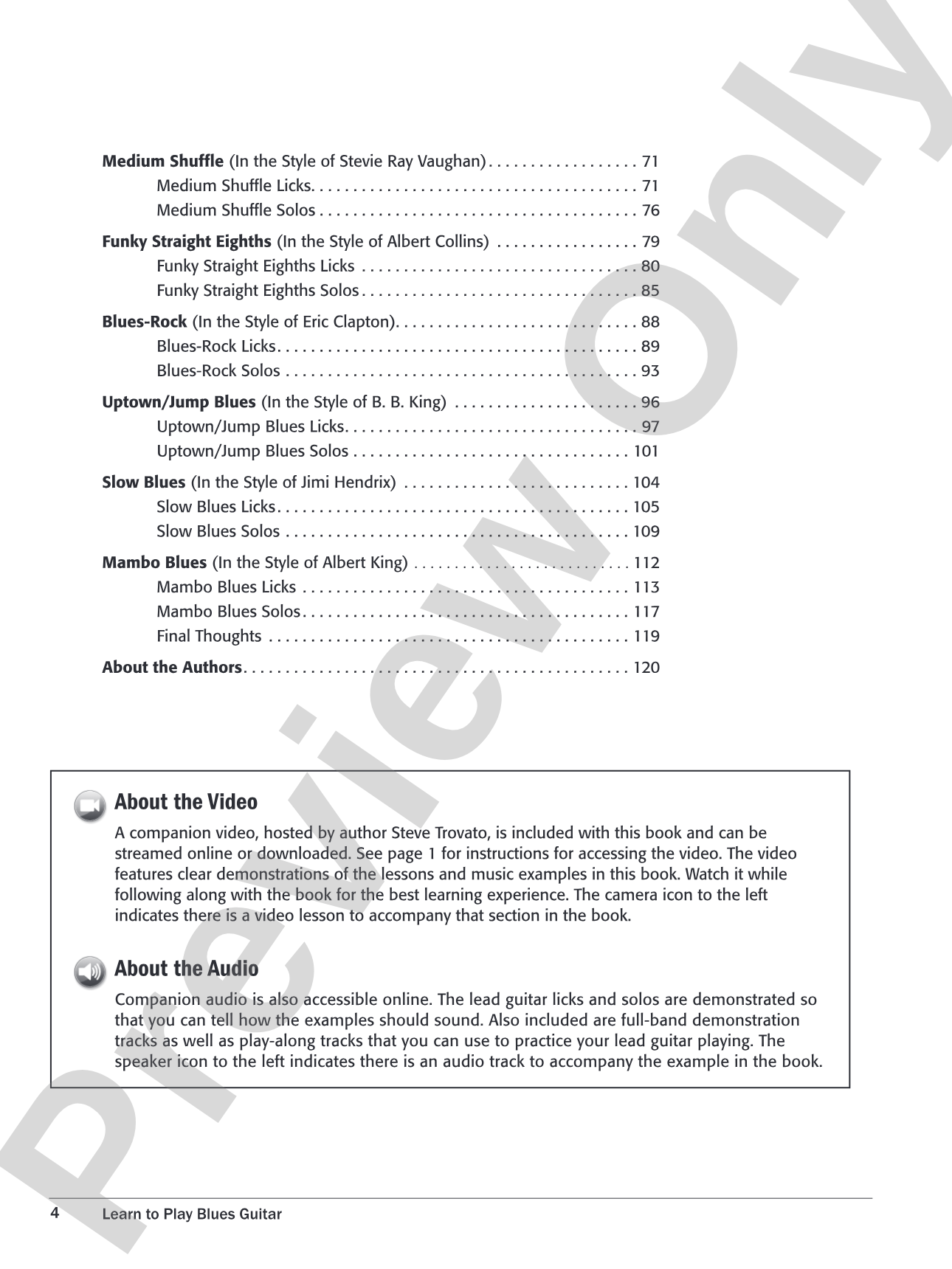 Alfred's Learn to Play Blues Guitar: Play Authentic Blues Rhythm and Lead Guitar Like the Pros