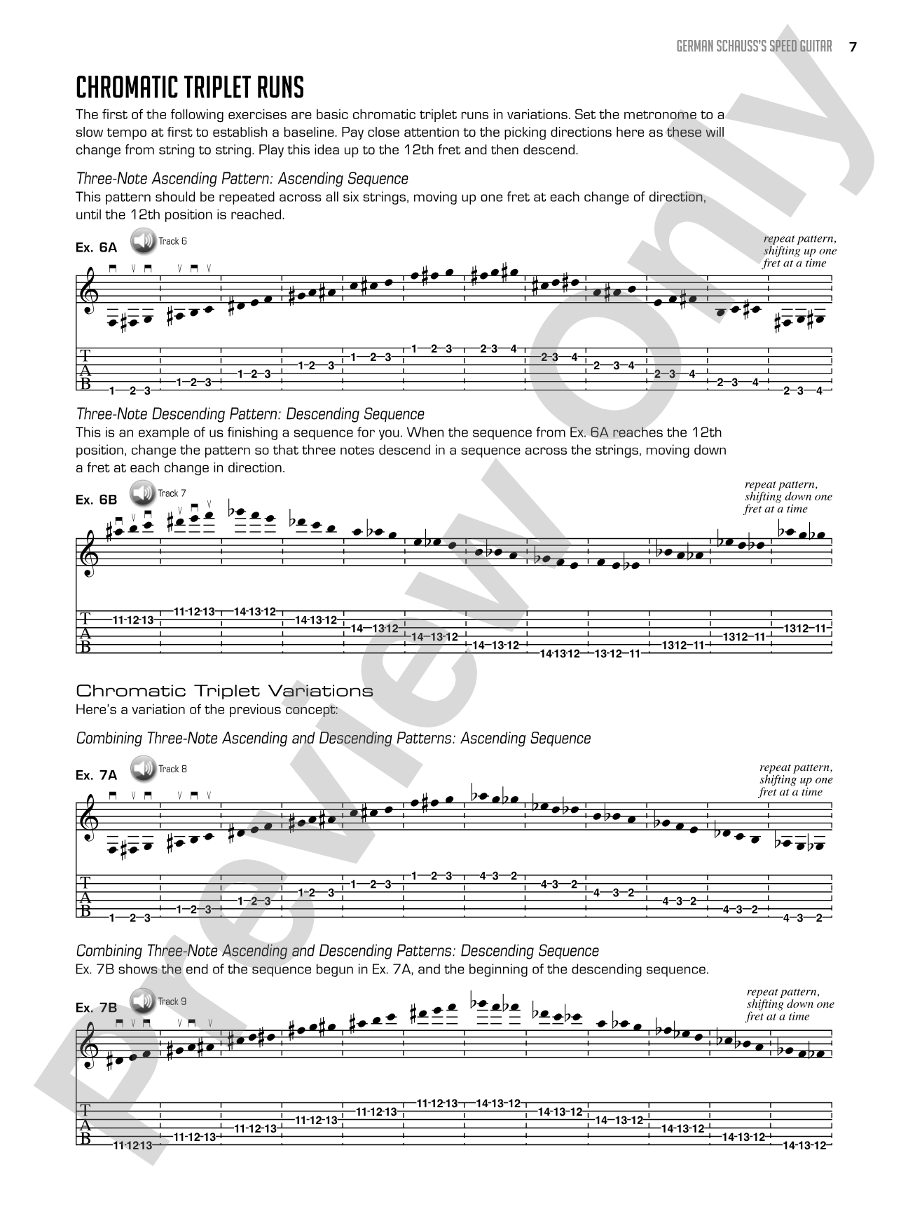 German Schauss's Speed Guitar: Learn Lightning Fast Alternate Picking and Coordination