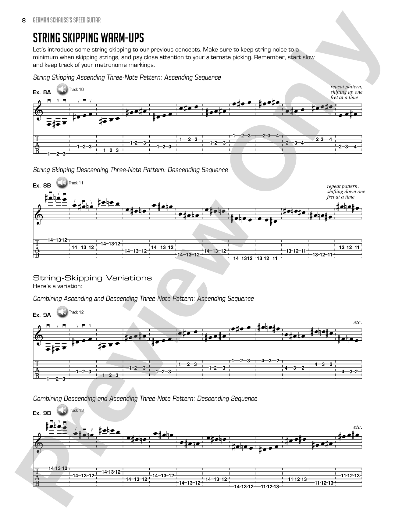 German Schauss's Speed Guitar: Learn Lightning Fast Alternate Picking and Coordination