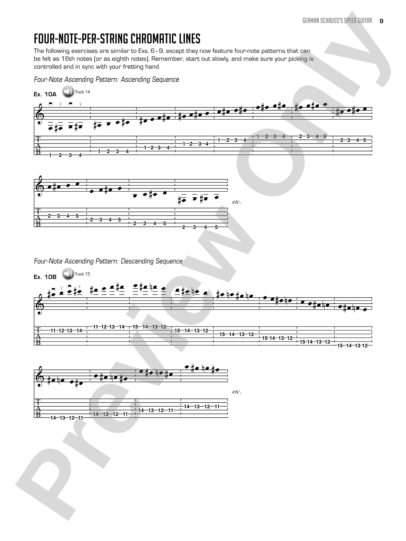 German Schauss's Speed Guitar: Learn Lightning Fast Alternate Picking and Coordination