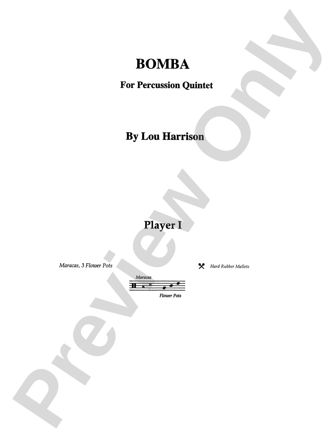 Bomba: 1st Percussion