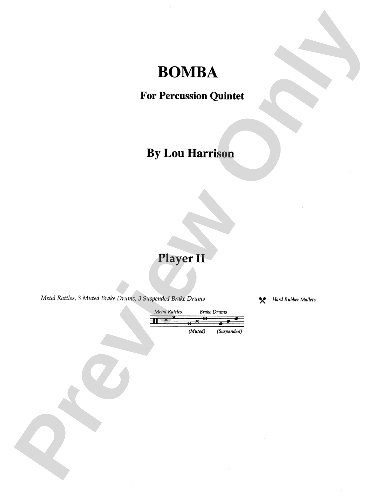 Bomba: 2nd Percussion