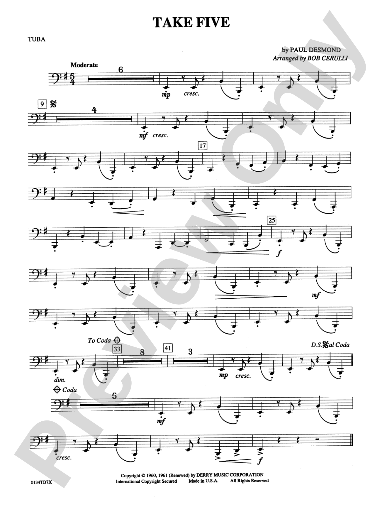 Take Five: Tuba