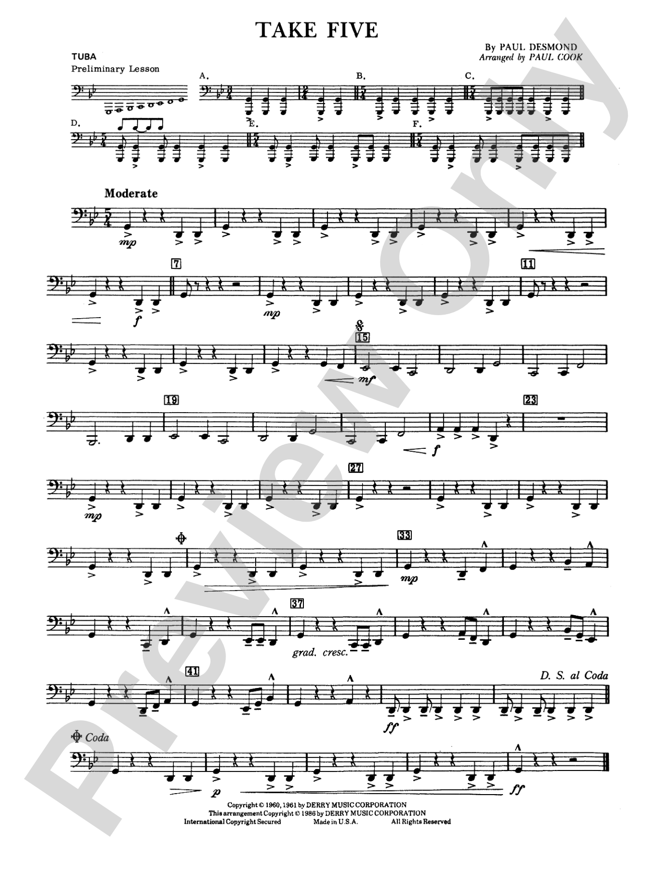 Take Five: Tuba