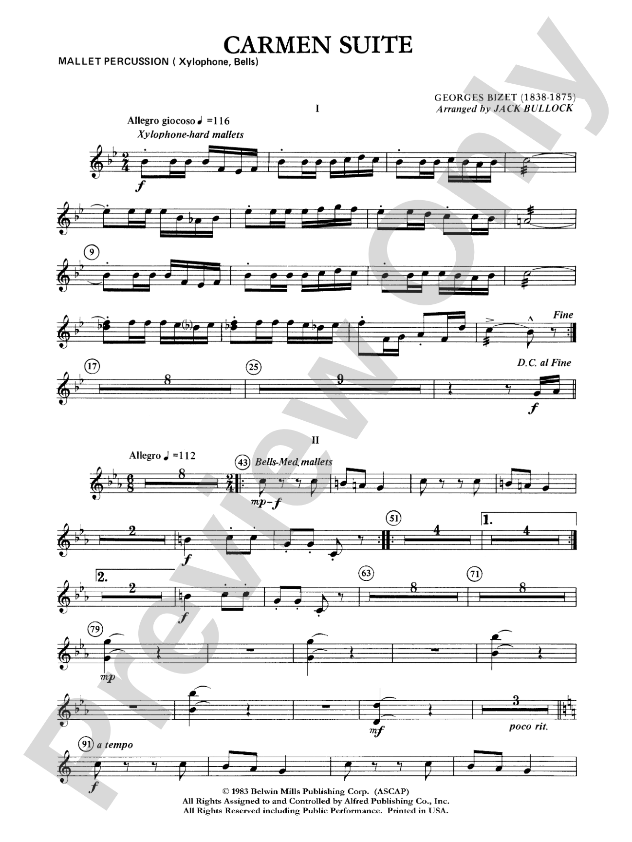 Carmen Suite: Mallets