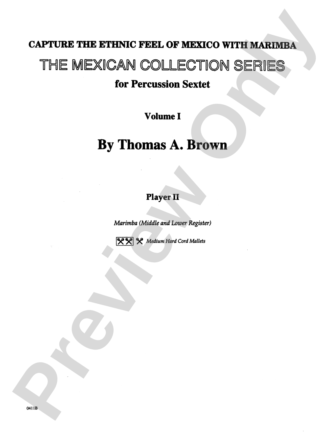 The Mexican Collection: 2nd Percussion