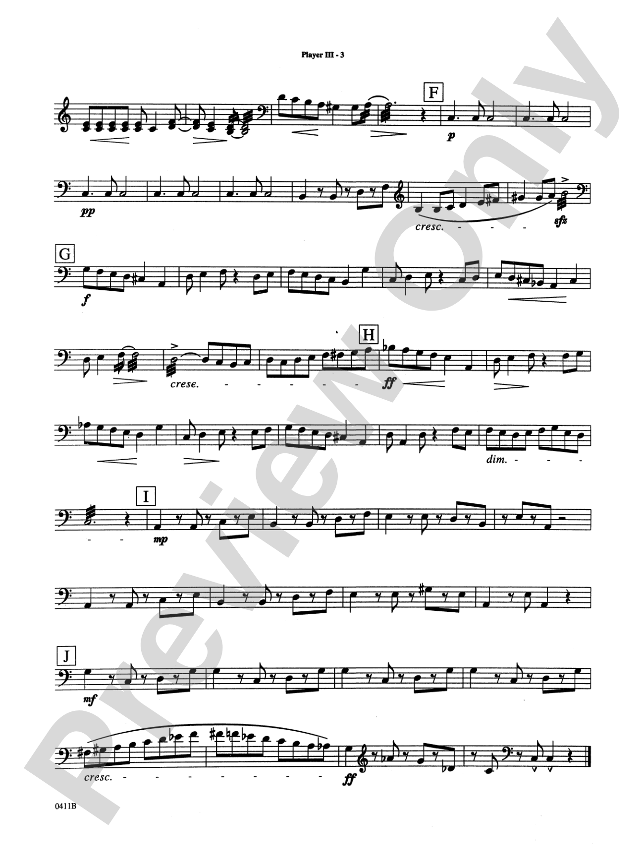 The Mexican Collection: 3rd Percussion