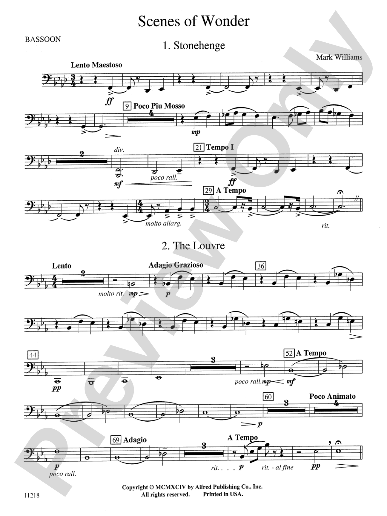 Scenes of Wonder: Bassoon