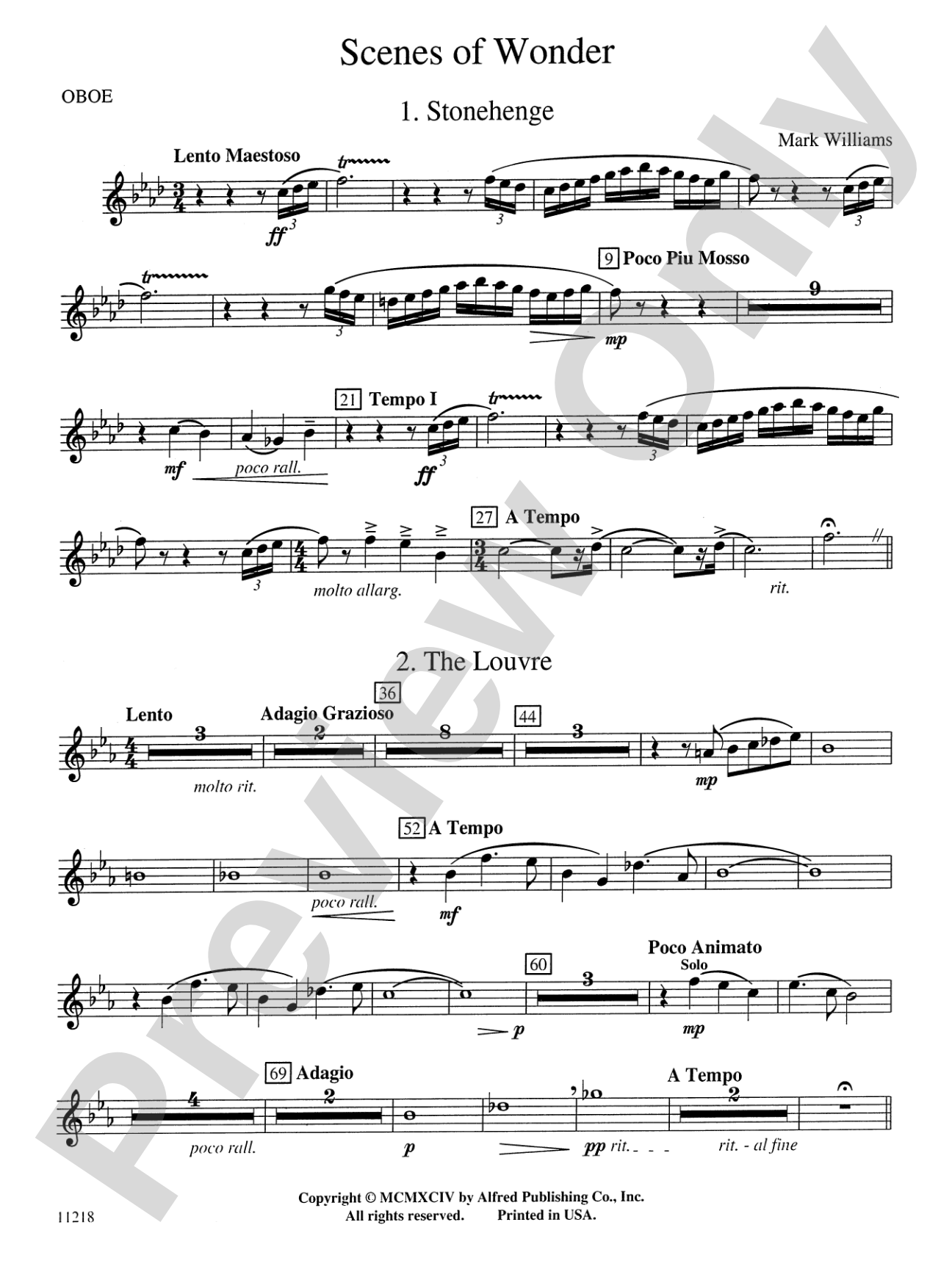 Scenes of Wonder: Oboe