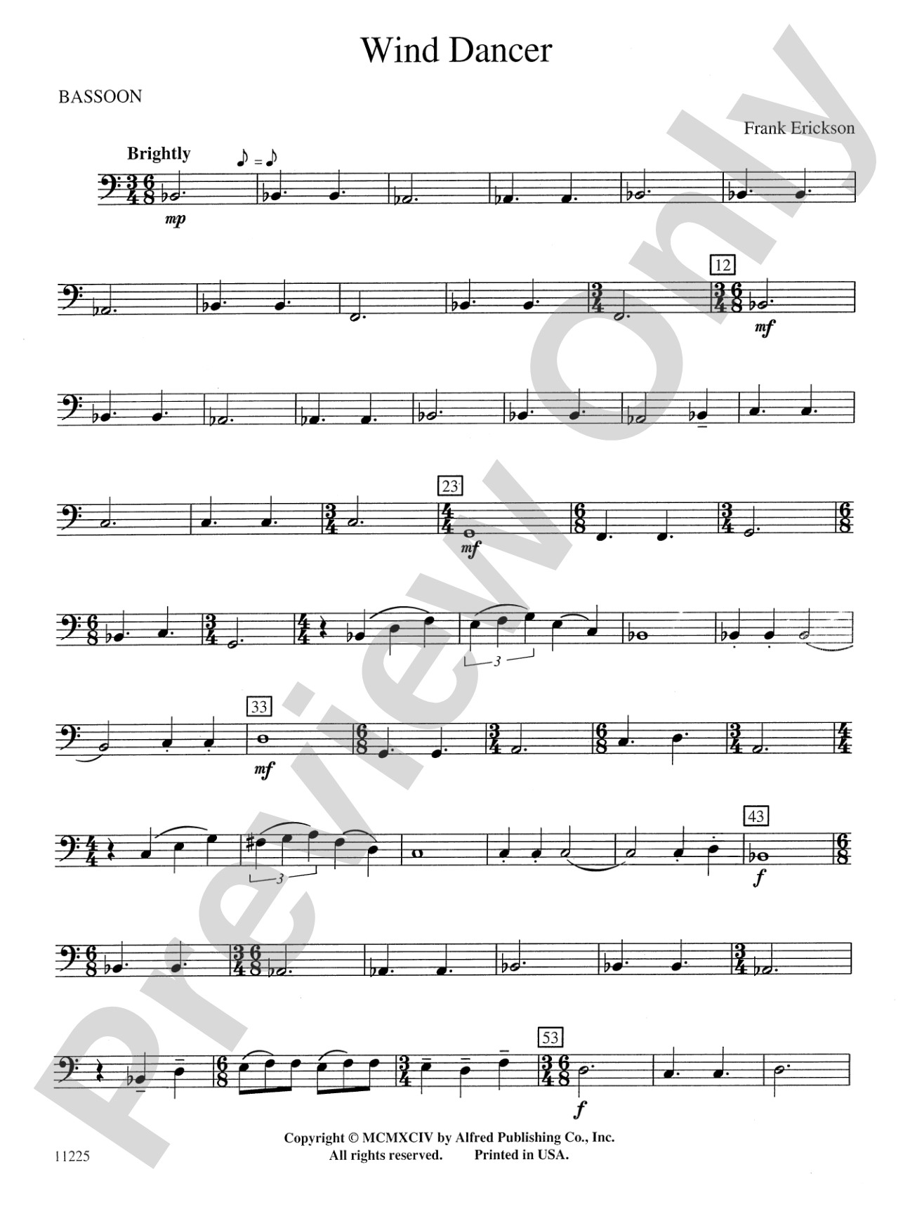 Wind Dancer: Bassoon