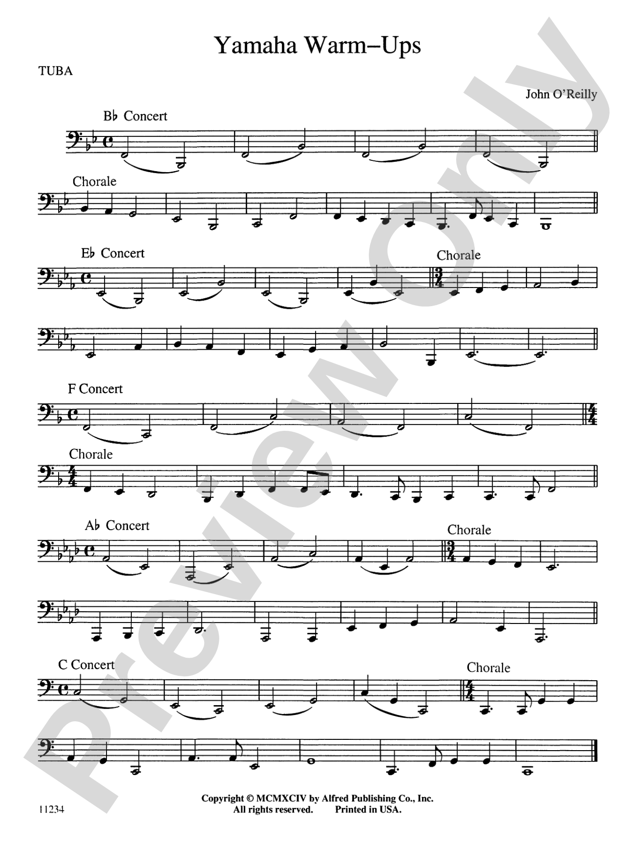 Yamaha Warm-Ups: Tuba