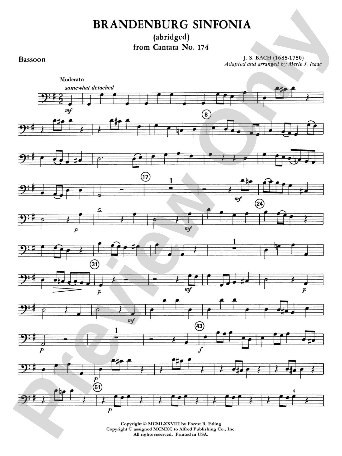 Brandenburg Sinfonia: Bassoon