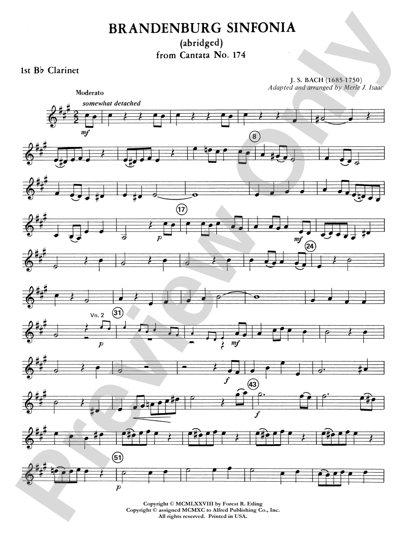 Brandenburg Sinfonia: 1st B-flat Clarinet