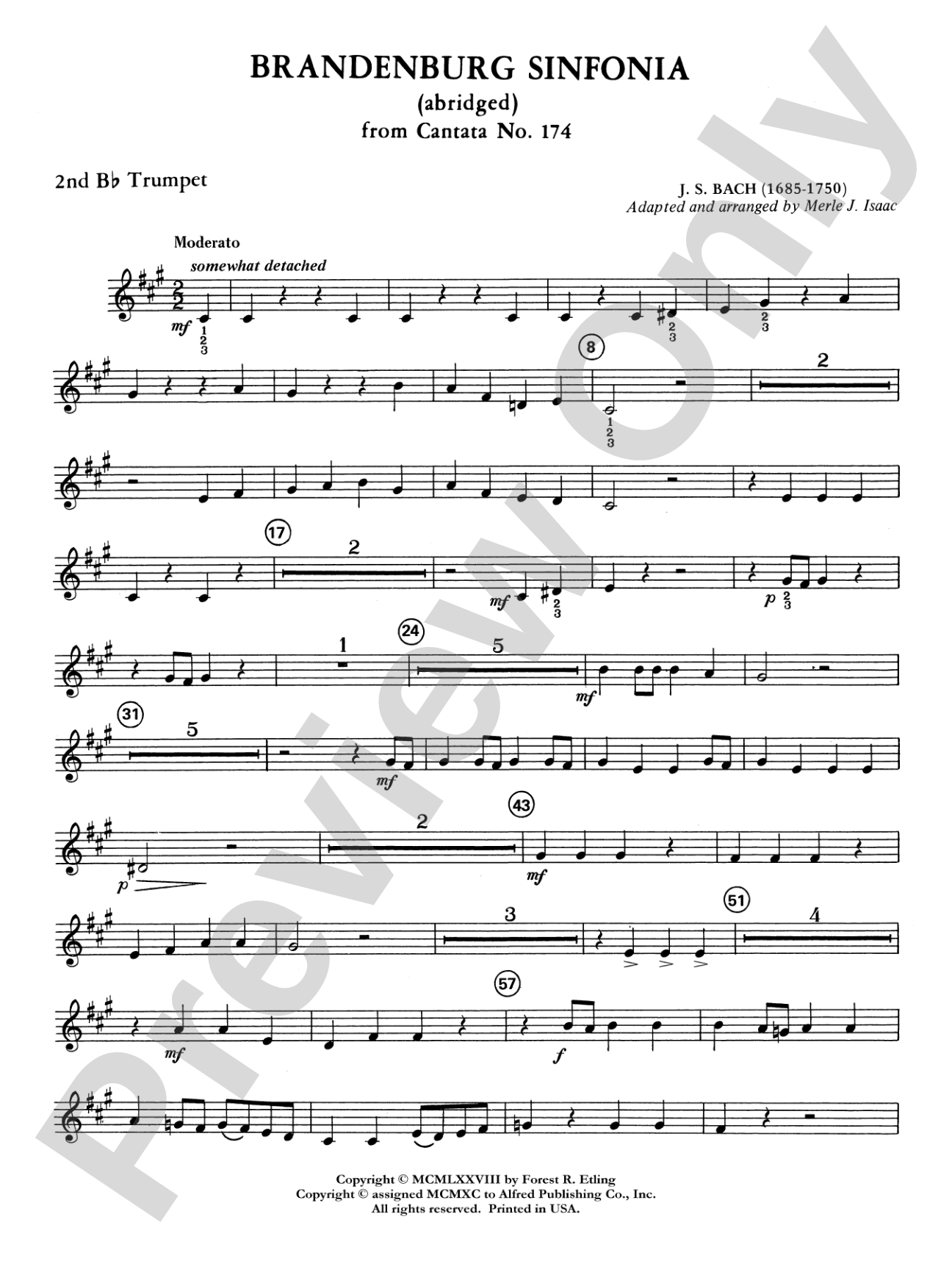 Brandenburg Sinfonia: 2nd B-flat Trumpet