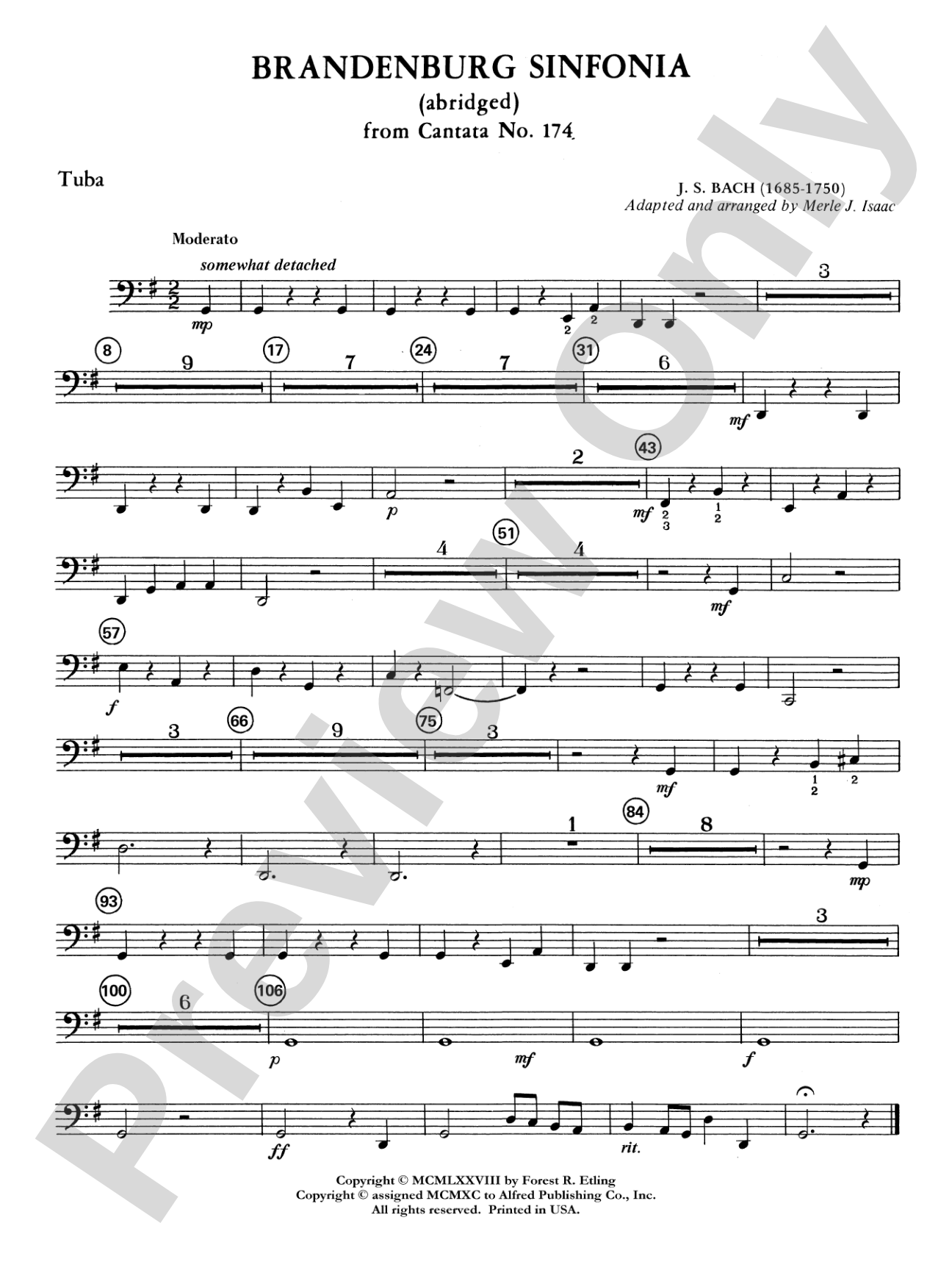 Brandenburg Sinfonia: Tuba