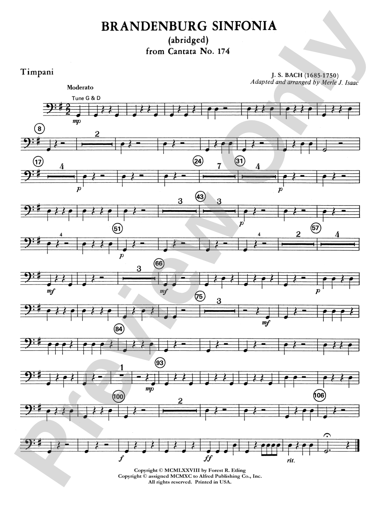 Brandenburg Sinfonia: Timpani