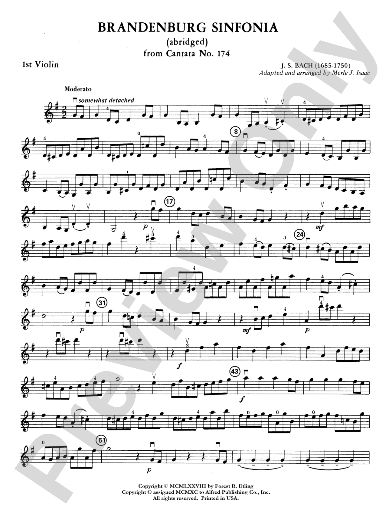 Brandenburg Sinfonia: 1st Violin