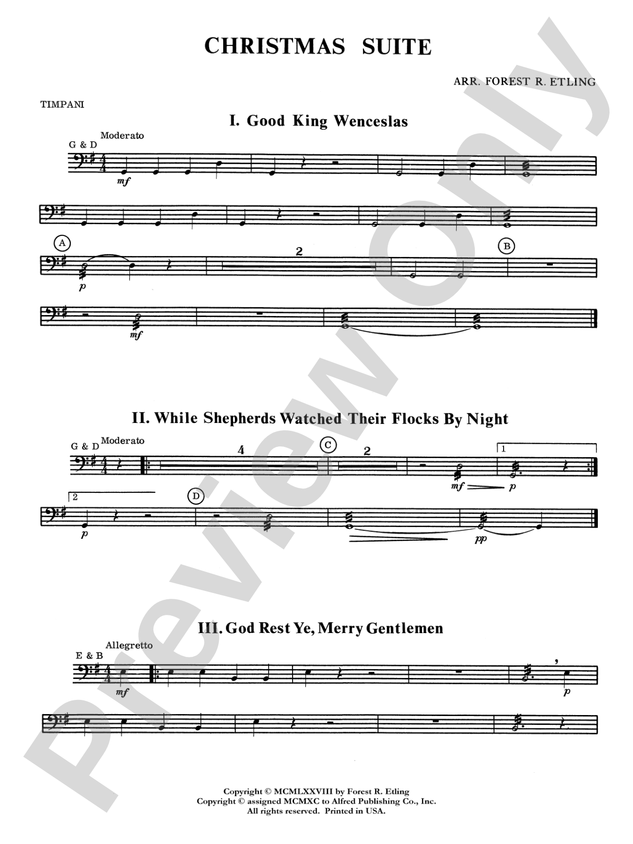 Christmas Suite: Timpani