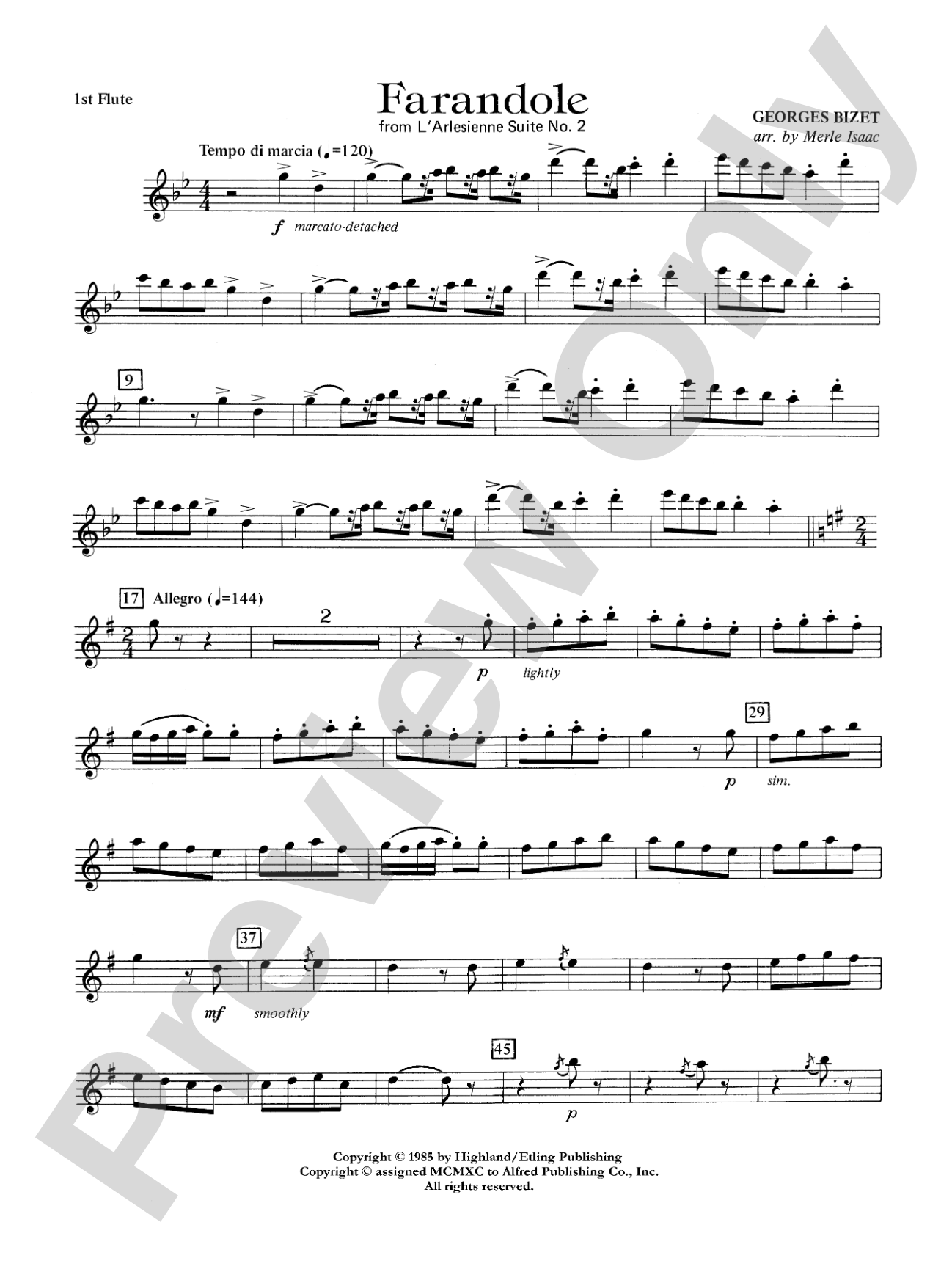 Farandole: Flute