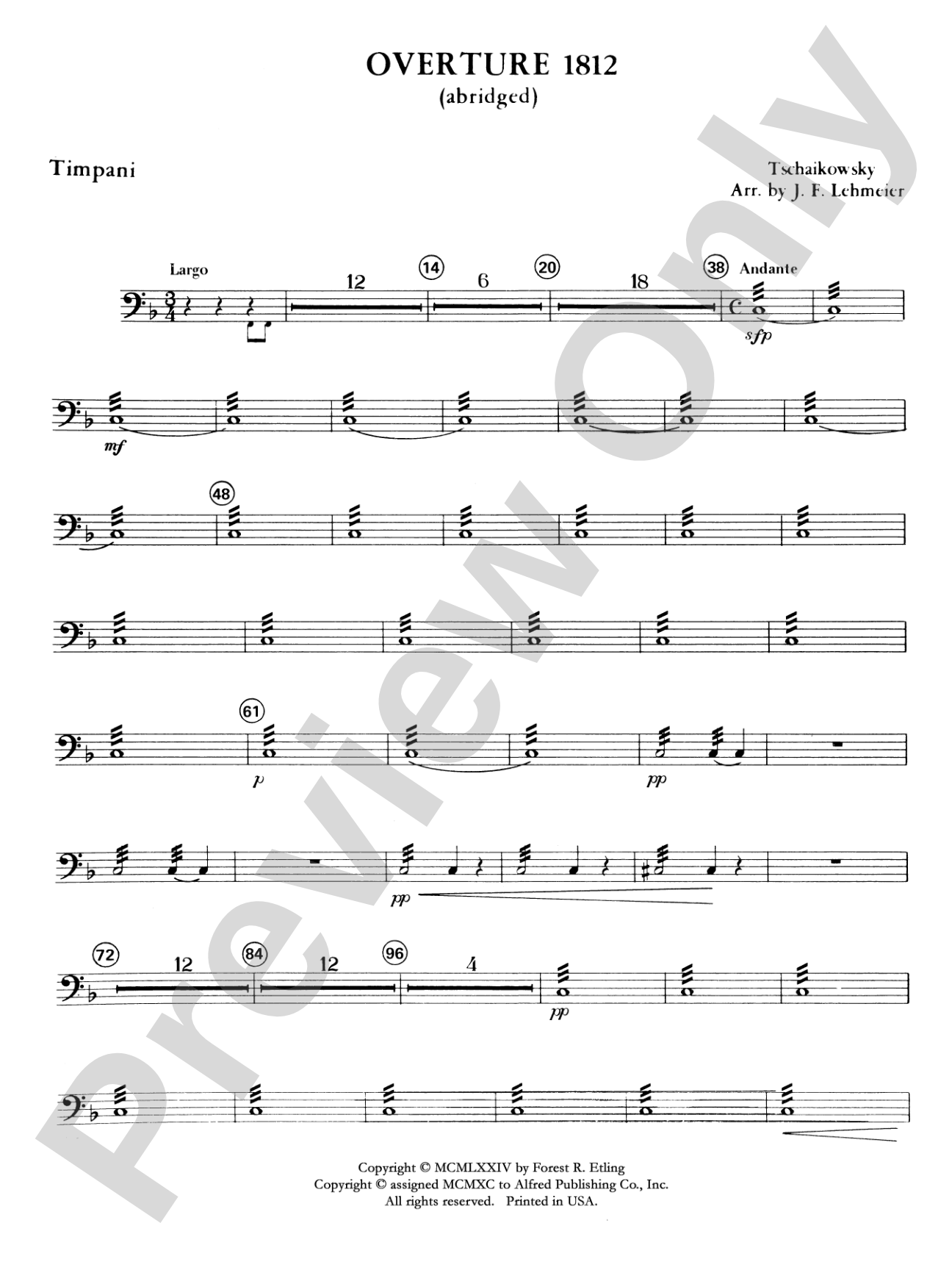 Overture 1812: Timpani