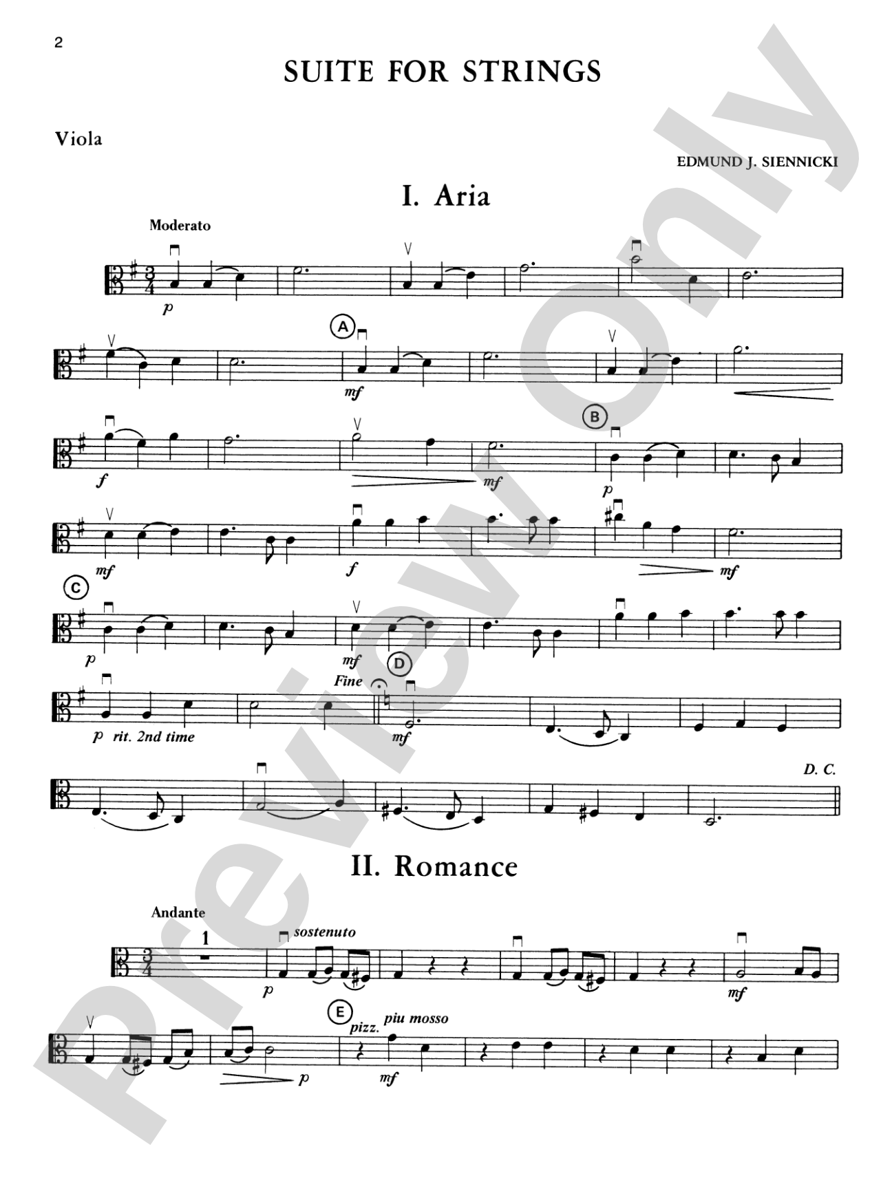 Highland/Etling String Quartet Series: Set 1: Viola