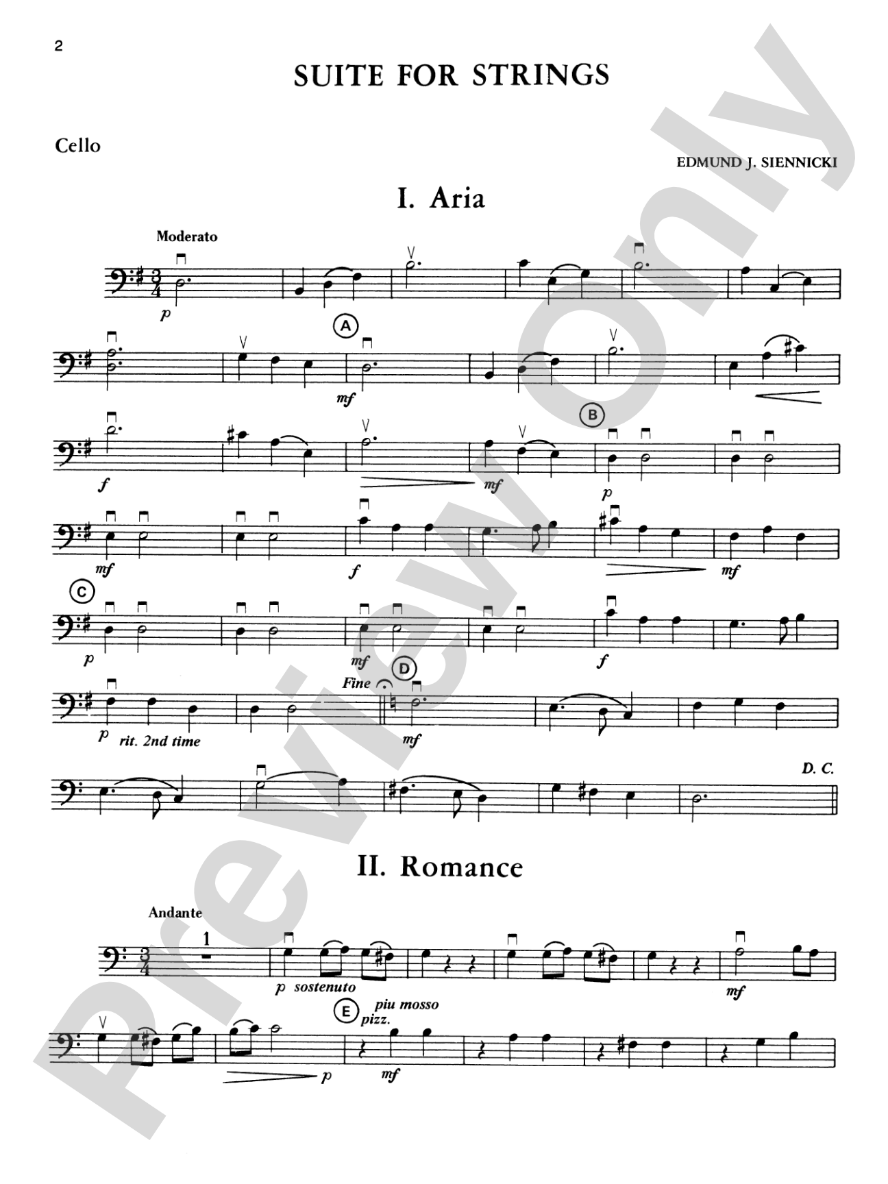 Highland/Etling String Quartet Series: Set 1: Cello
