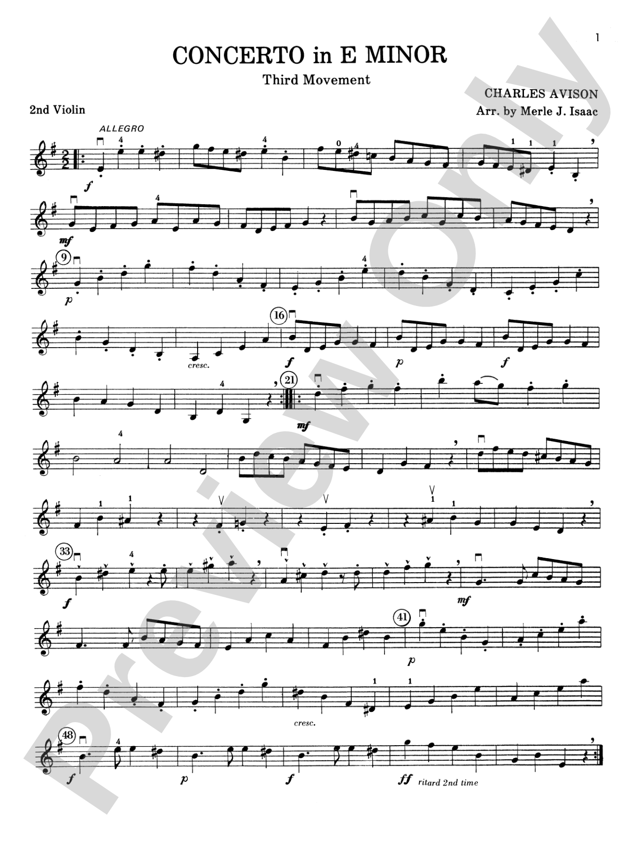 Highland/Etling String Quartet Series: Set 2: 2nd Violin