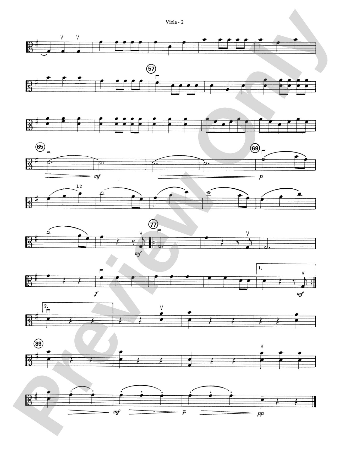 Highland/Etling String Quartet Series: Set 3: Viola
