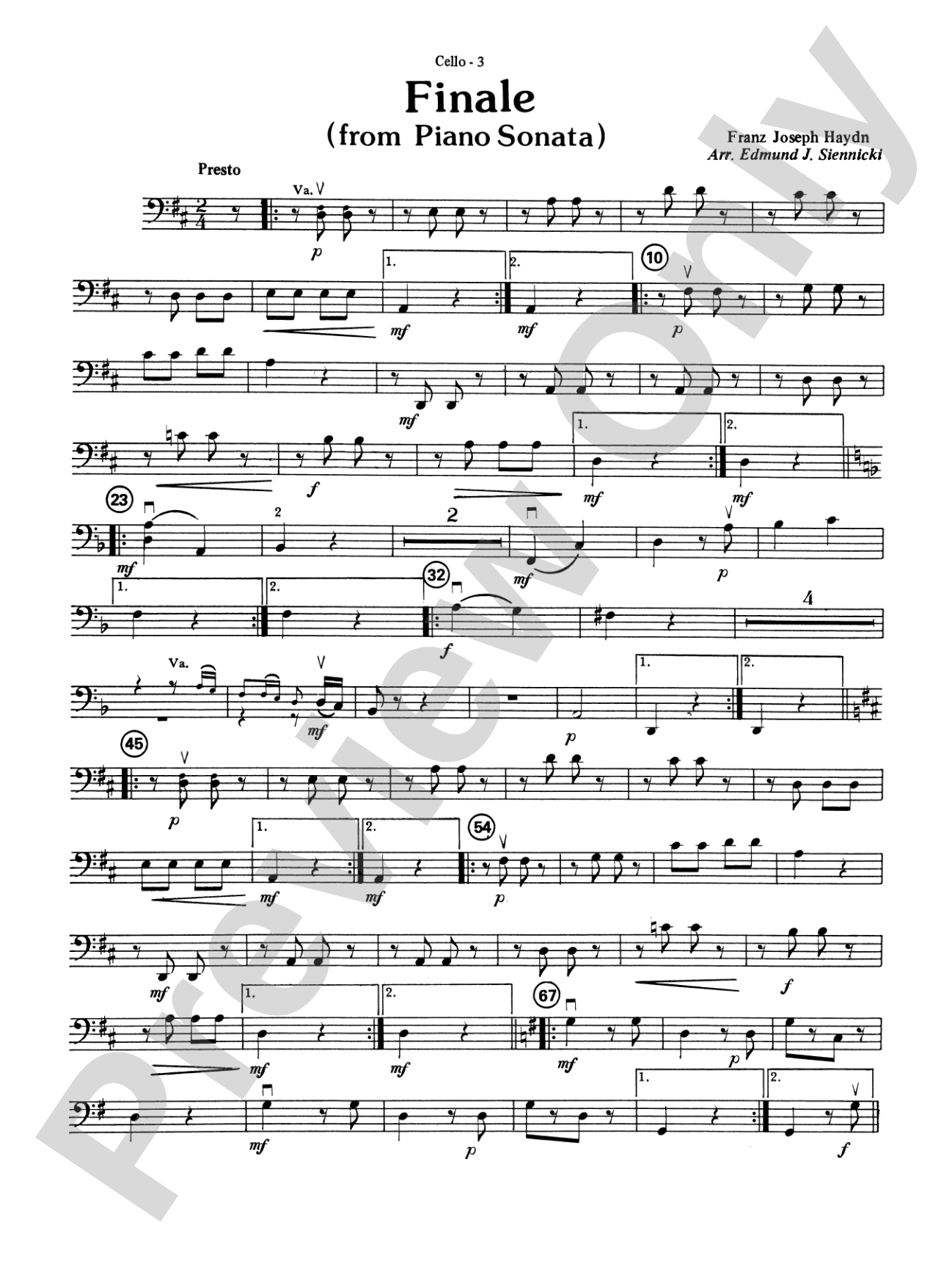 Highland/Etling String Quartet Series: Set 3: Cello