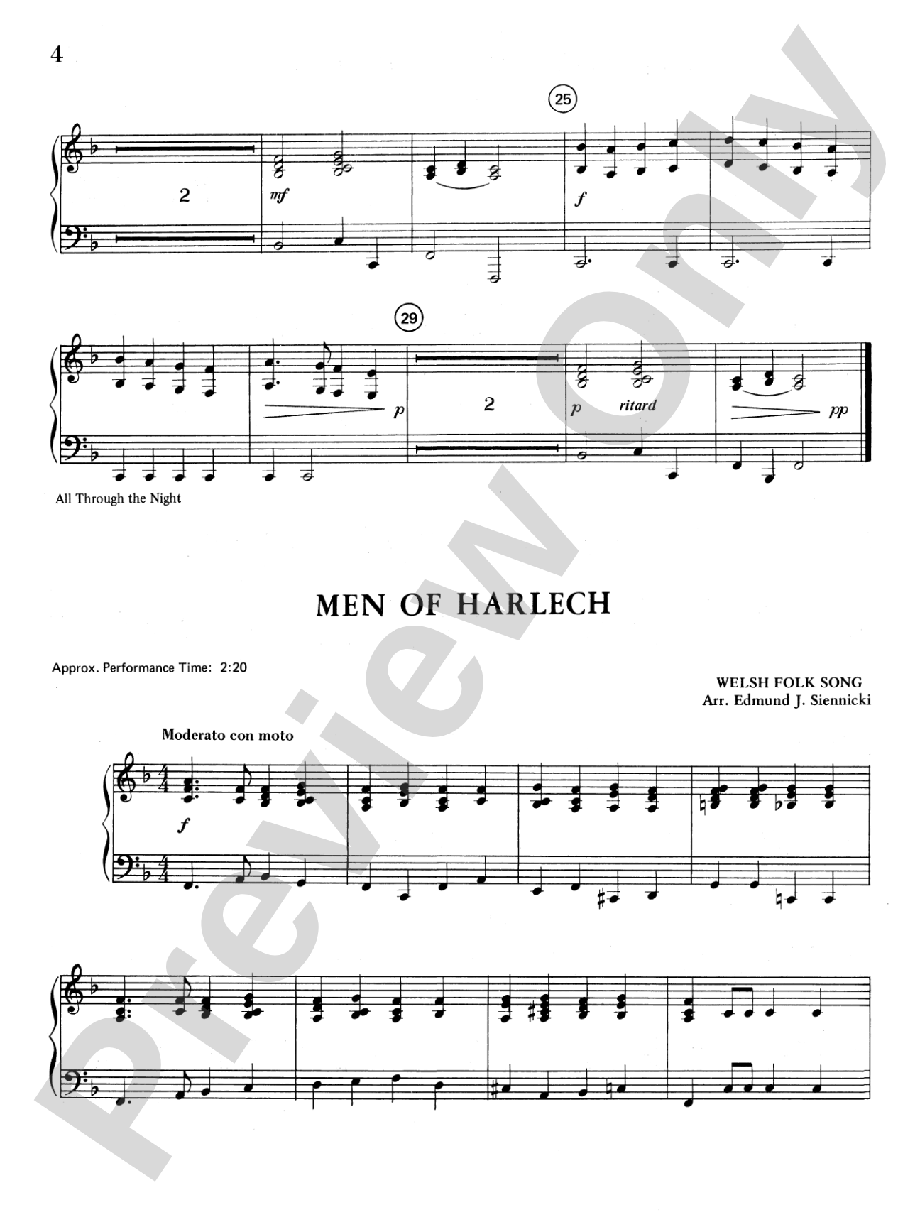 Highland/Etling Violin Quartet Series: Set 1: Piano Accompaniment