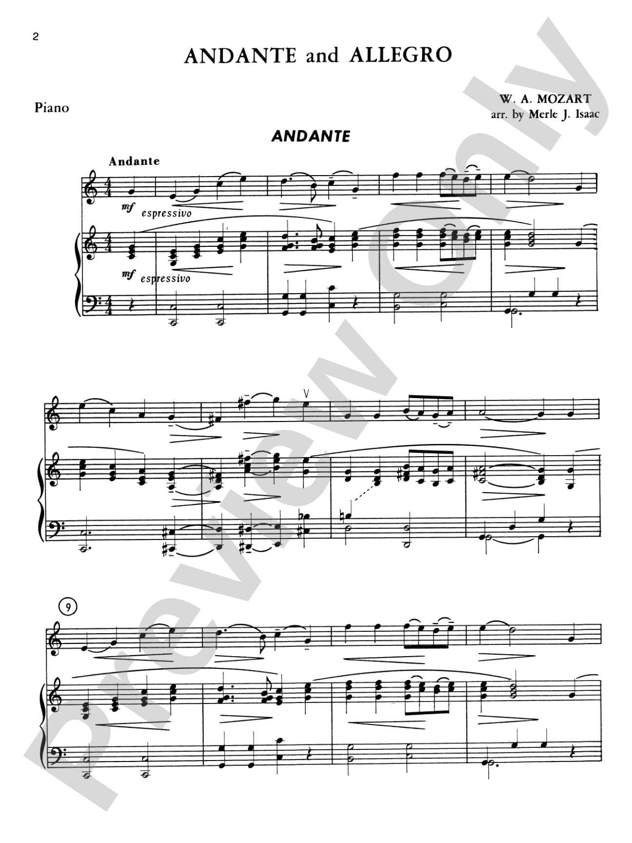 Highland/Etling Violin Quartet Series: Set 2: Piano Accompaniment