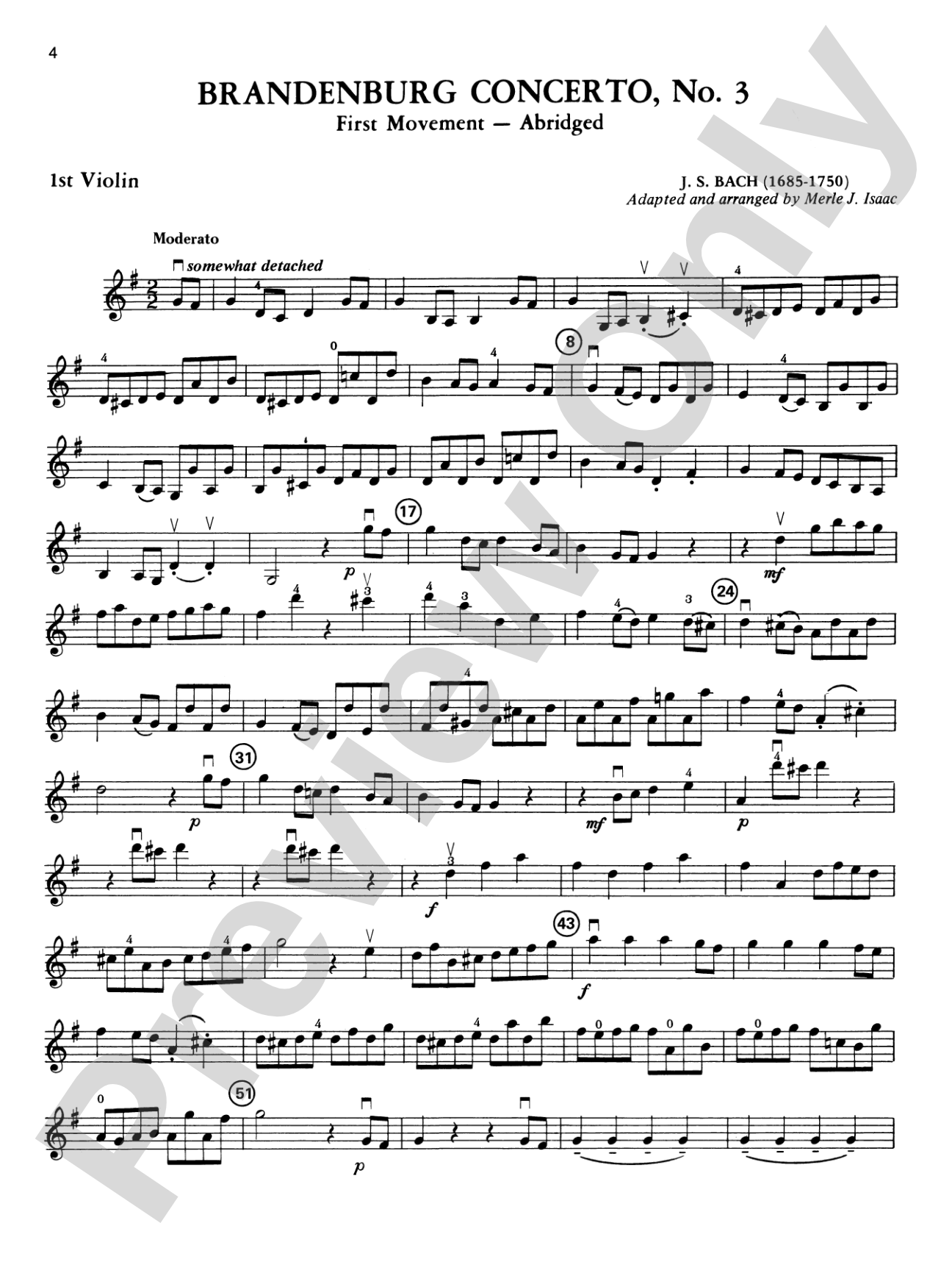 Highland/Etling Violin Quartet Series: Set 2: 1st Violin