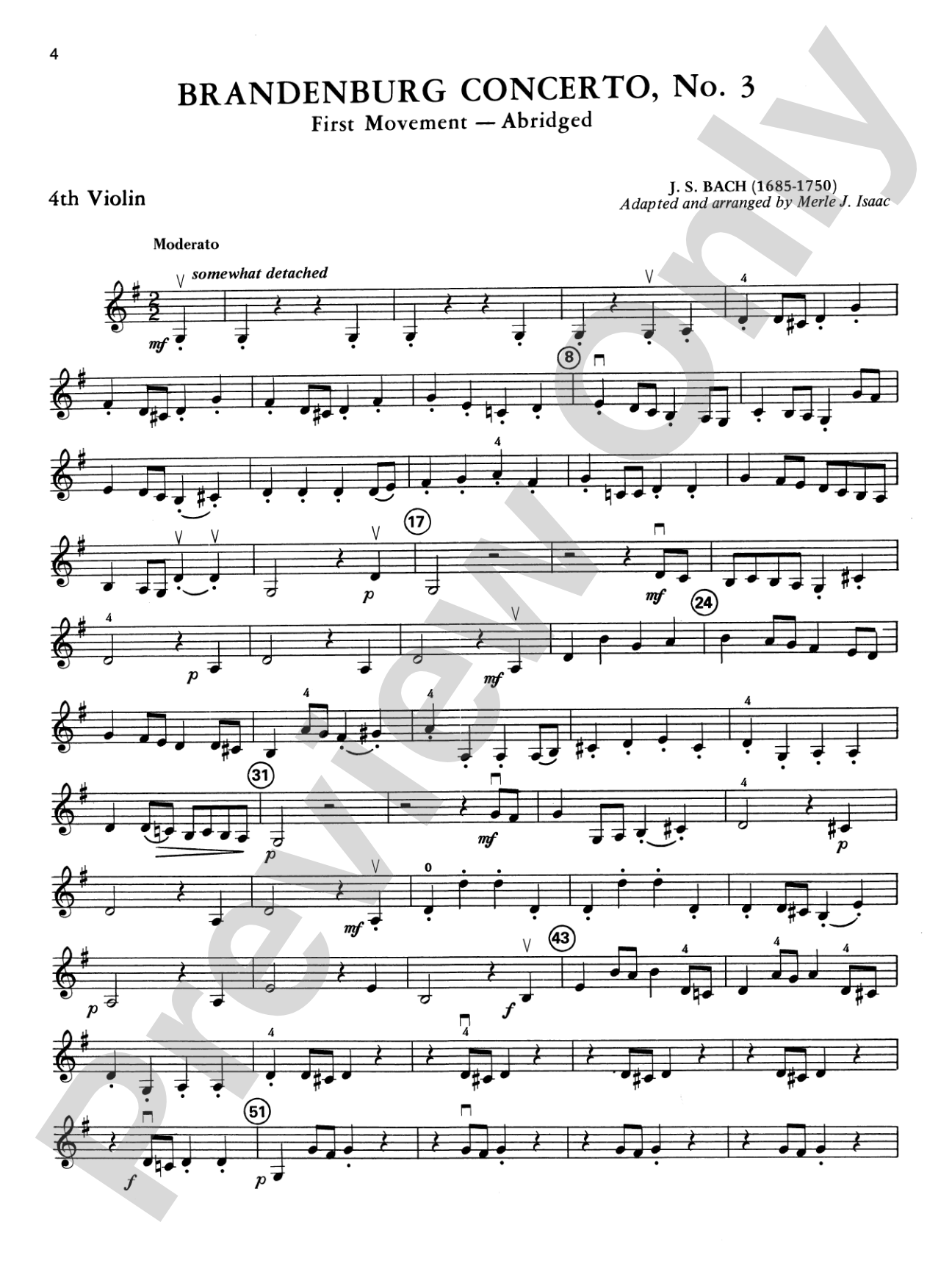 Highland/Etling Violin Quartet Series: Set 2: 4th Violin