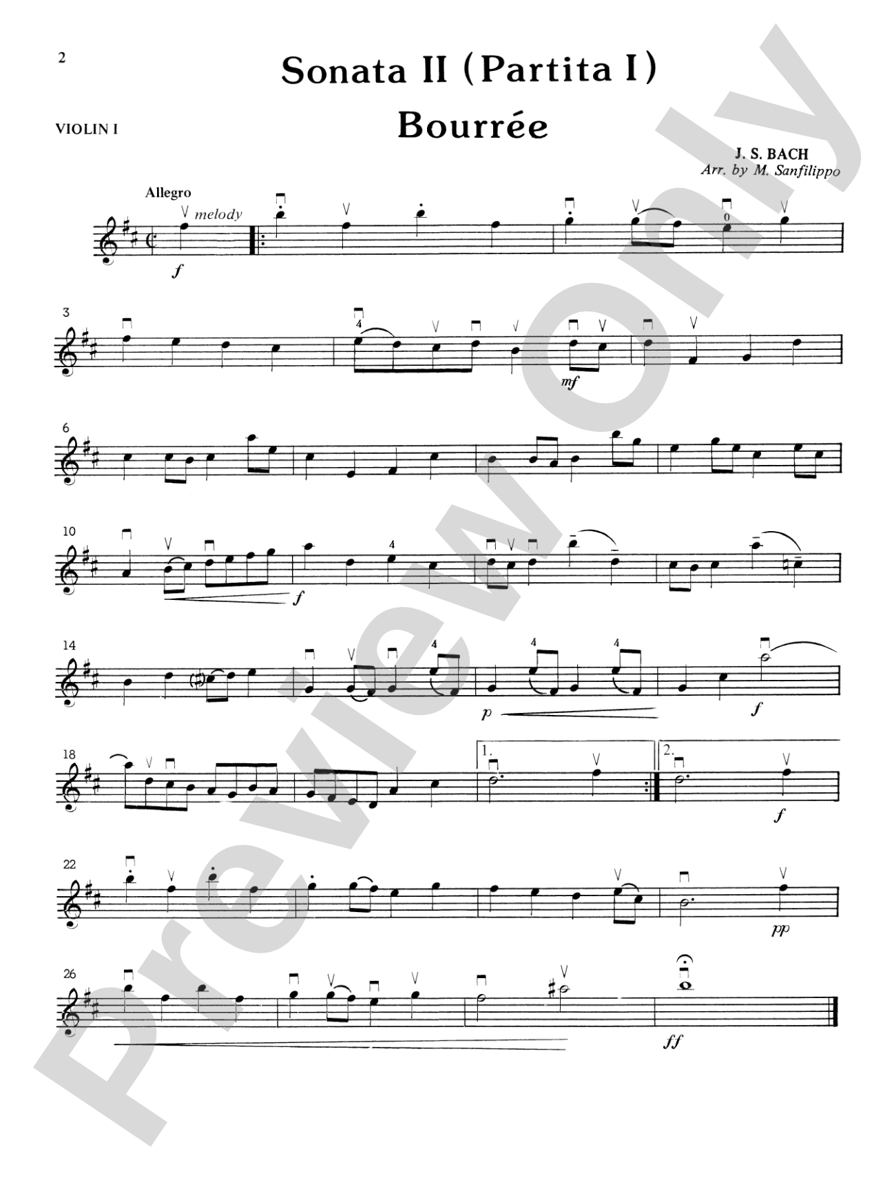 Highland/Etling Violin Quartet Series: Set 3: 1st Violin