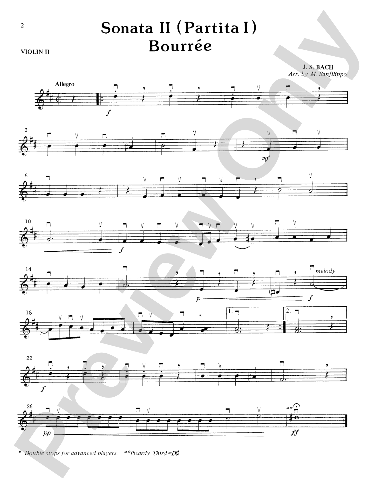 Highland/Etling Violin Quartet Series: Set 3: 2nd Violin