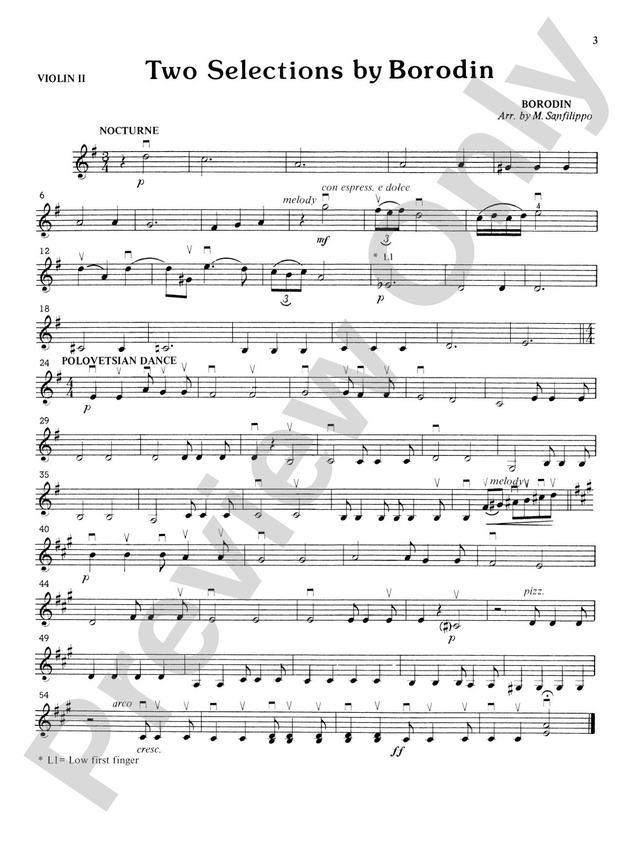 Highland/Etling Violin Quartet Series: Set 3: 2nd Violin