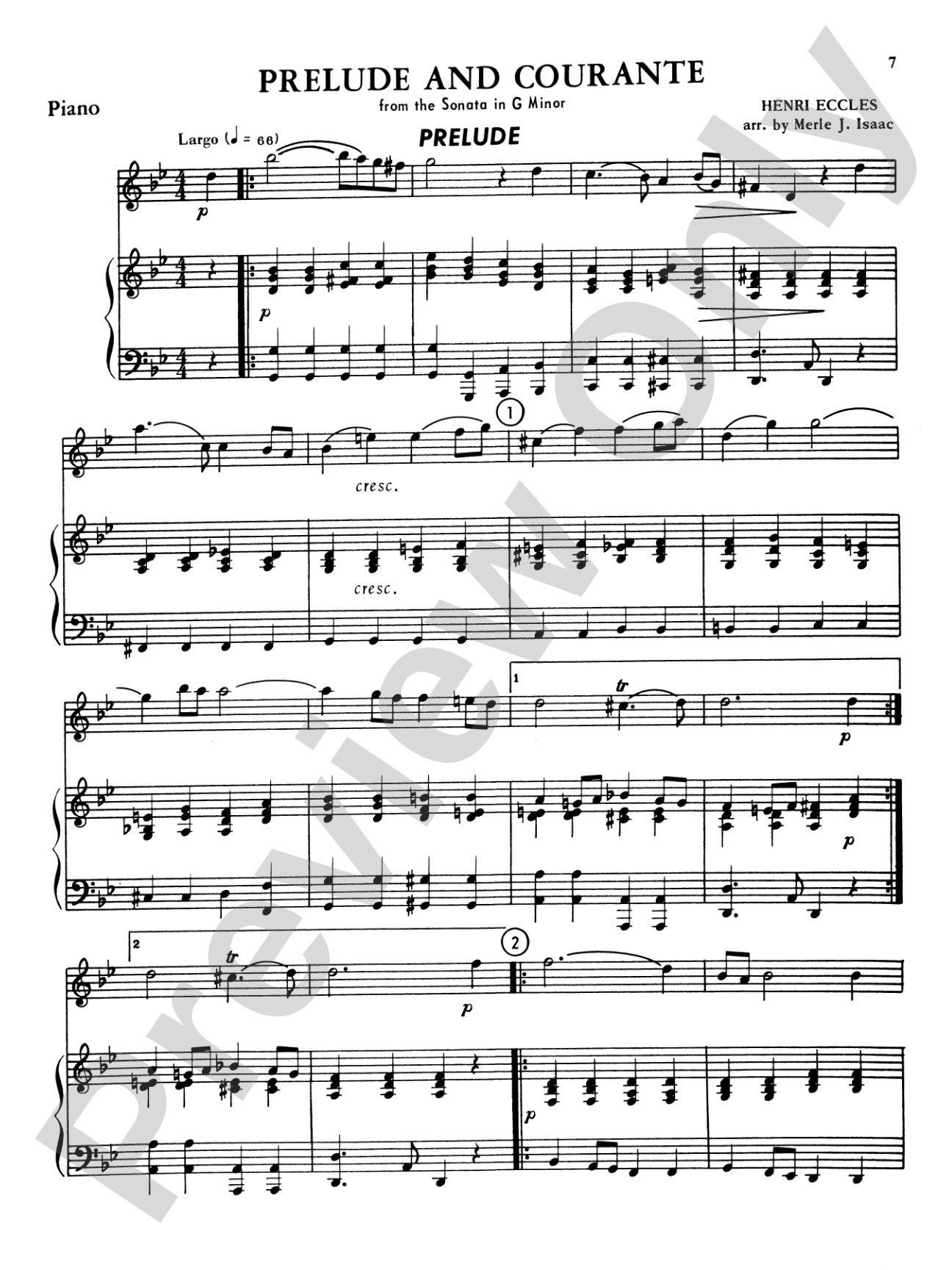 Highland/Etling Violin Quartet Series: Set 5: Piano Accompaniment